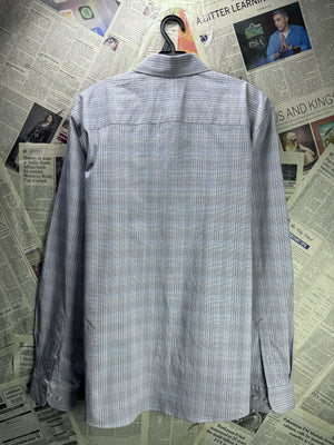 Taylor & Wright® Small | Chest: 21" | Grey | Shirt | Poly - Cotton - Elastane | 4769 - Genuine Maal