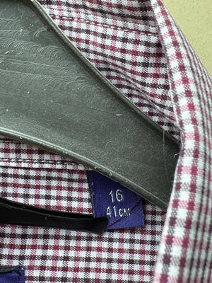 Next® Medium | Chest: 21.5" | Check | Collar 16" Shirt | Poly - Cotton | 4745 - Genuine Maal