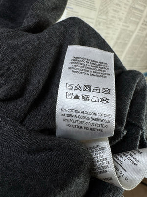 Primark® Small | Chest: 19" | Charcoal | T-Shirt | Cotton - Elastane | 3417 - Genuine Maal