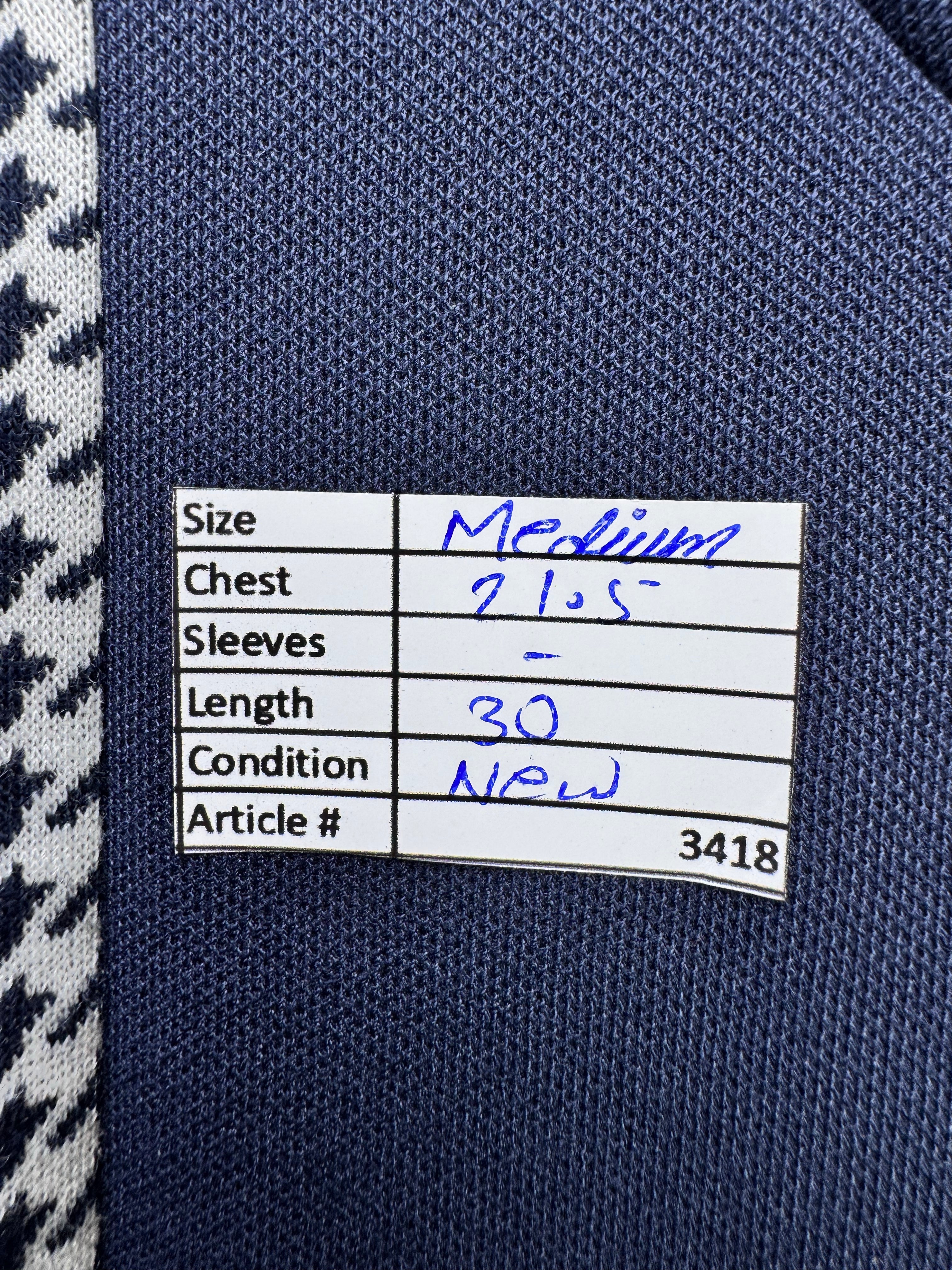 MAN® Medium | Chest: 21.5" | Space blue with pattern | Knit T-Shirt | Poly - Viscose | 3418 - Genuine Maal