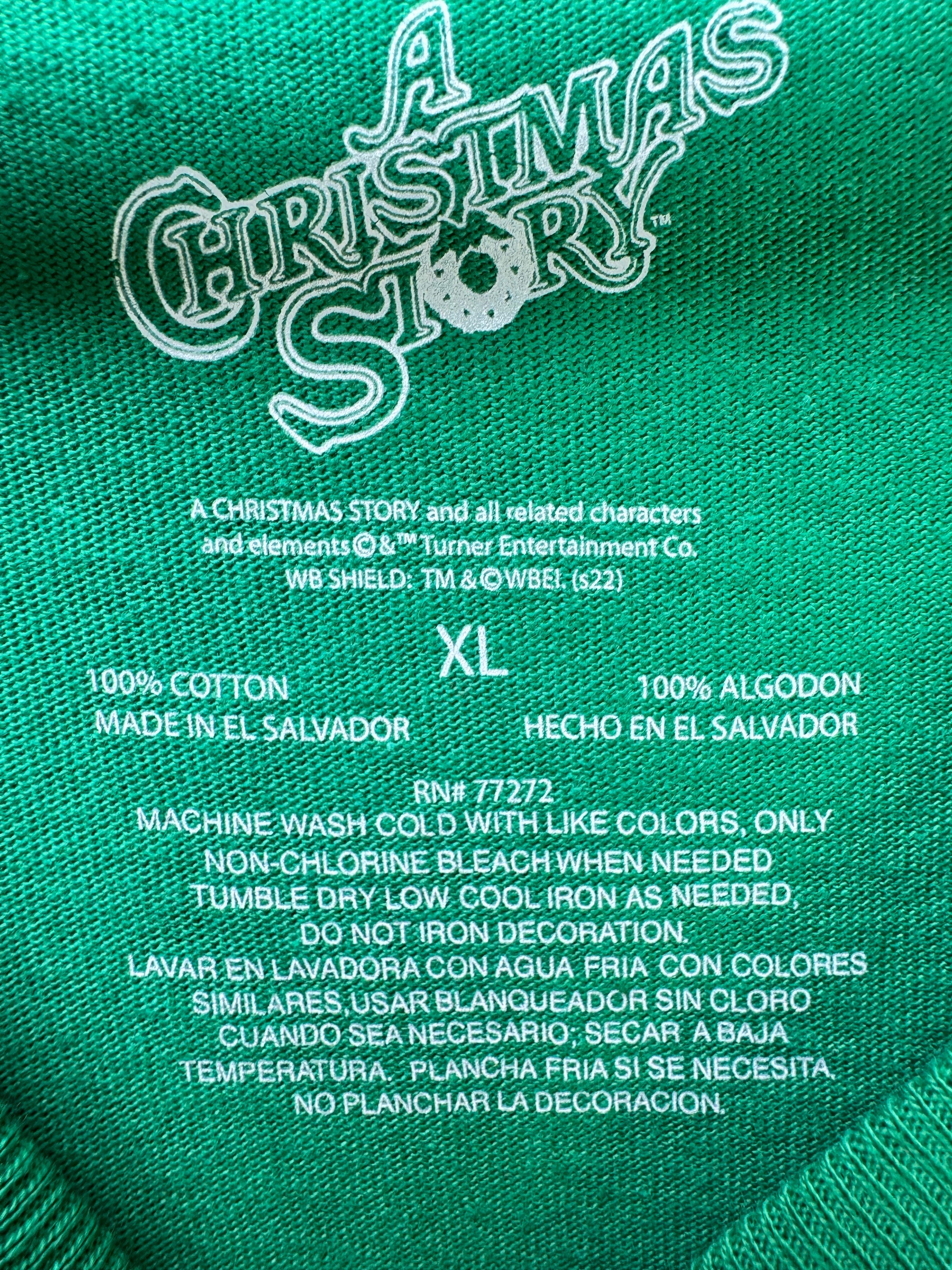 Christmas® Large | Chest: 23" | Green | T-Shirt | Cotton | 3416 - Genuine Maal