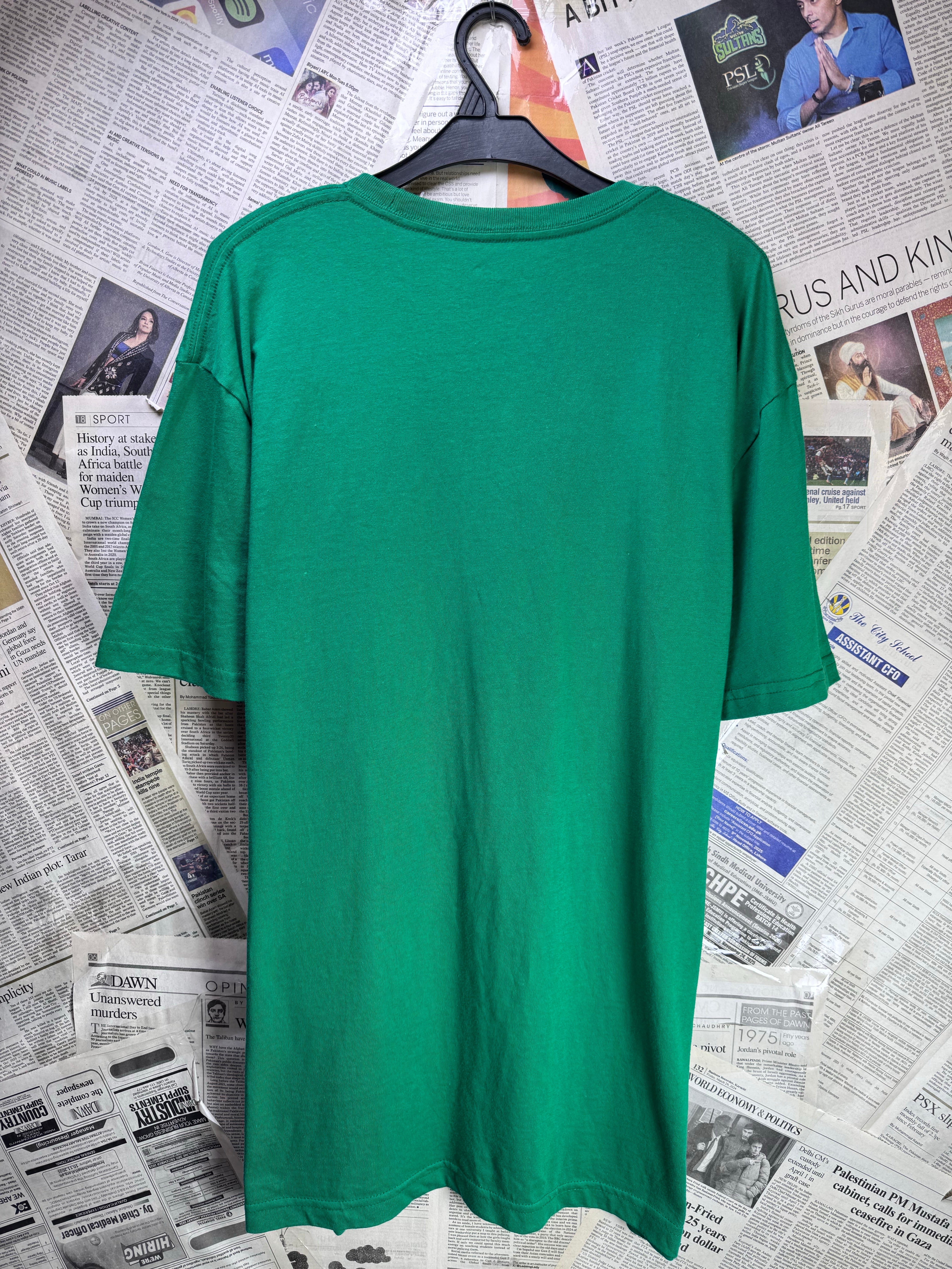 Christmas® Large | Chest: 23" | Green | T-Shirt | Cotton | 3416 - Genuine Maal