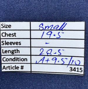 Jordan® Small | Chest: 19.5" | Blue | T-Shirt | Cotton | 3415 - Genuine Maal