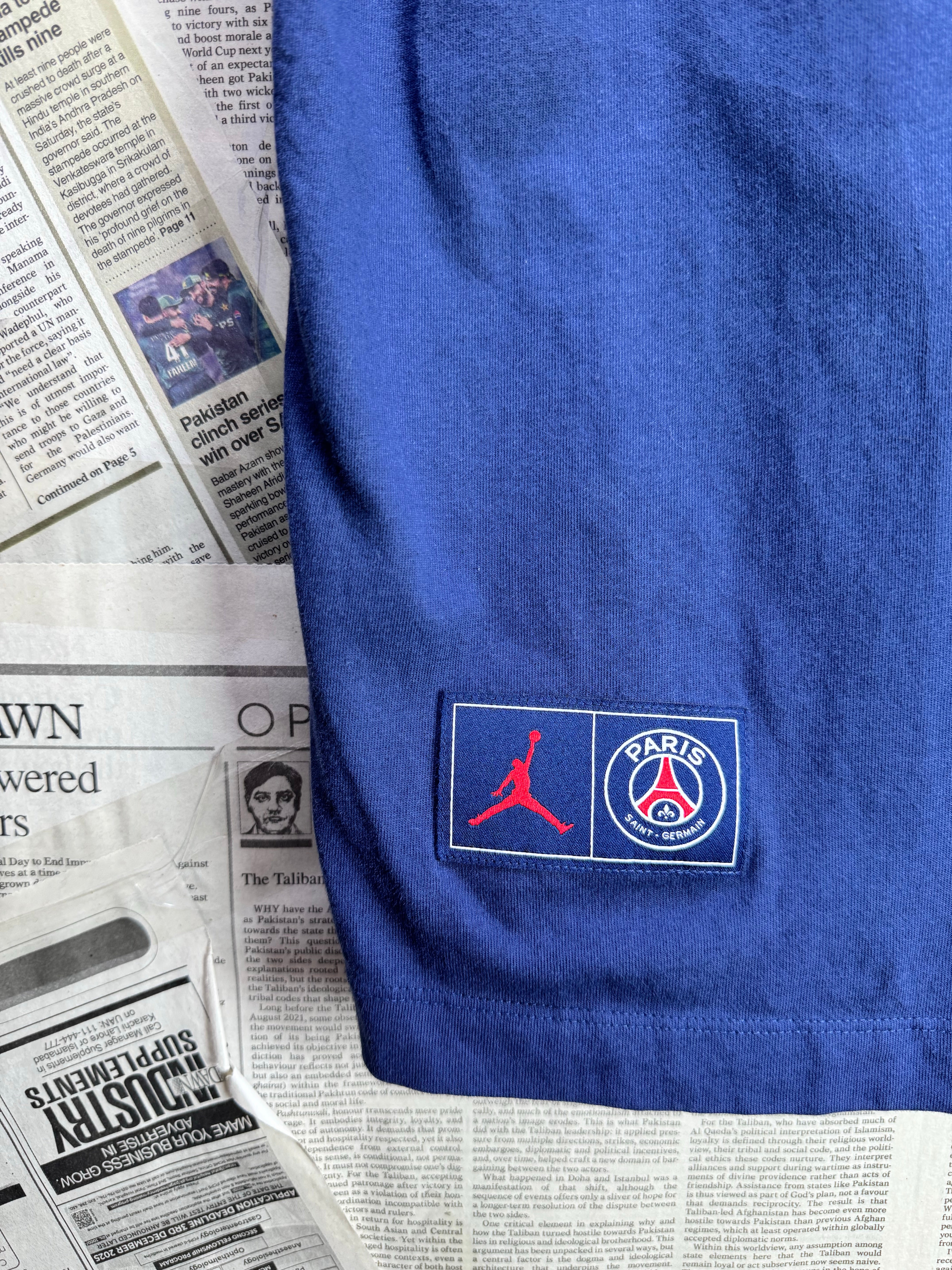 Jordan® Small | Chest: 19.5" | Blue | T-Shirt | Cotton | 3415 - Genuine Maal