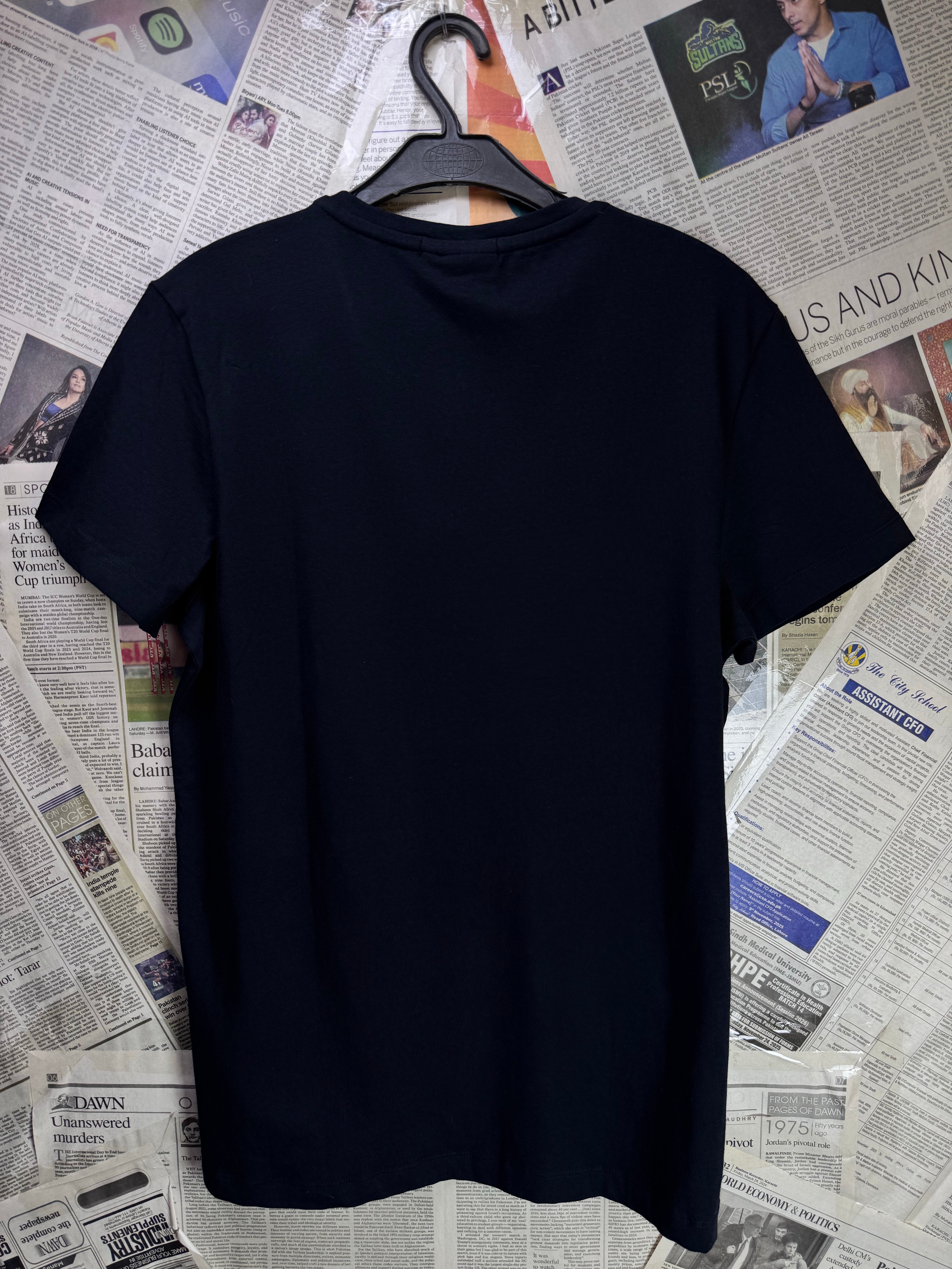 RedSkins® Small | Chest: 19" | Black | T-Shirt | Cotton - Elastane | 3411 - Genuine Maal
