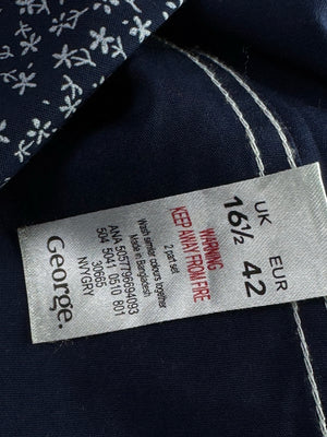 George® Large | Chest: 24" | Collar 16.5" | Shirt | Poly - Cotton | 4713 - Genuine Maal