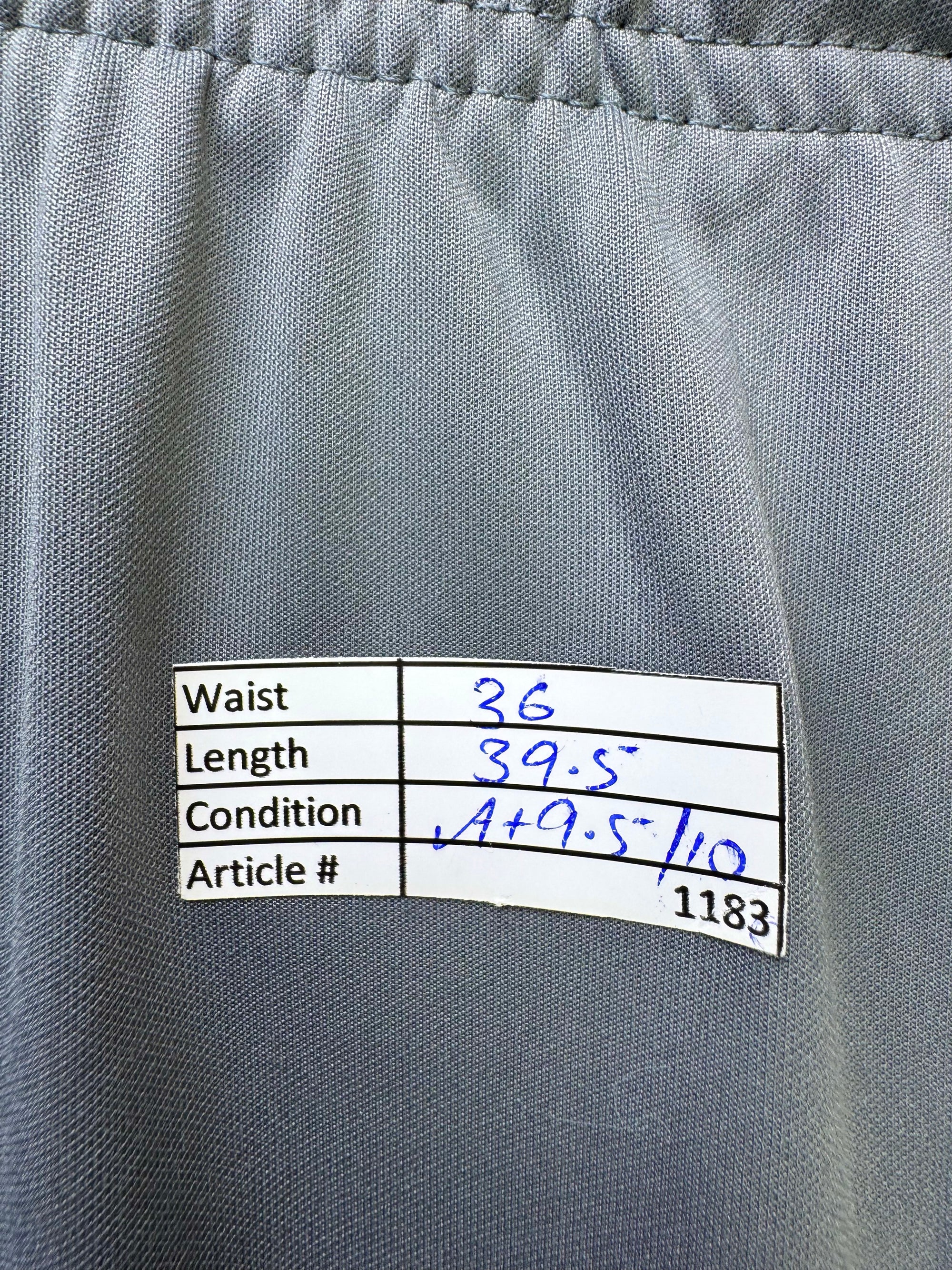 N*ke® Waist: 36" | Grey | Sports Trousers | Poly | 1183 - Genuine Maal