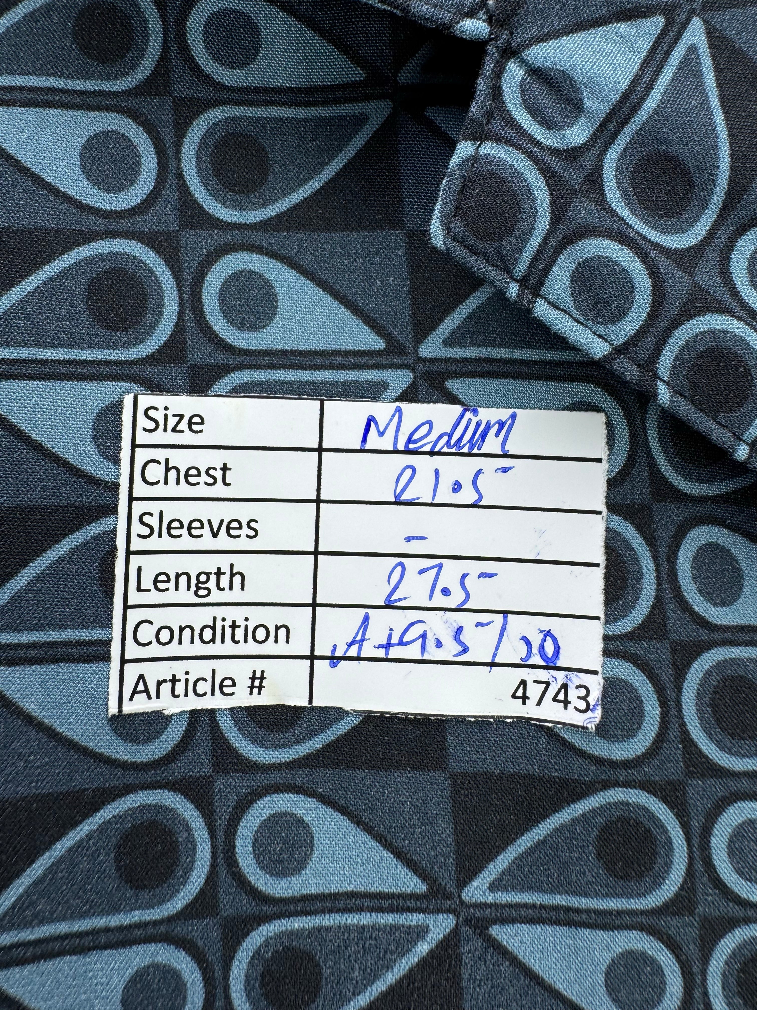 Moose® Medium | Chest: 21.5" | Blue | Hawaii Shirt | Viscose | 4743 - Genuine Maal