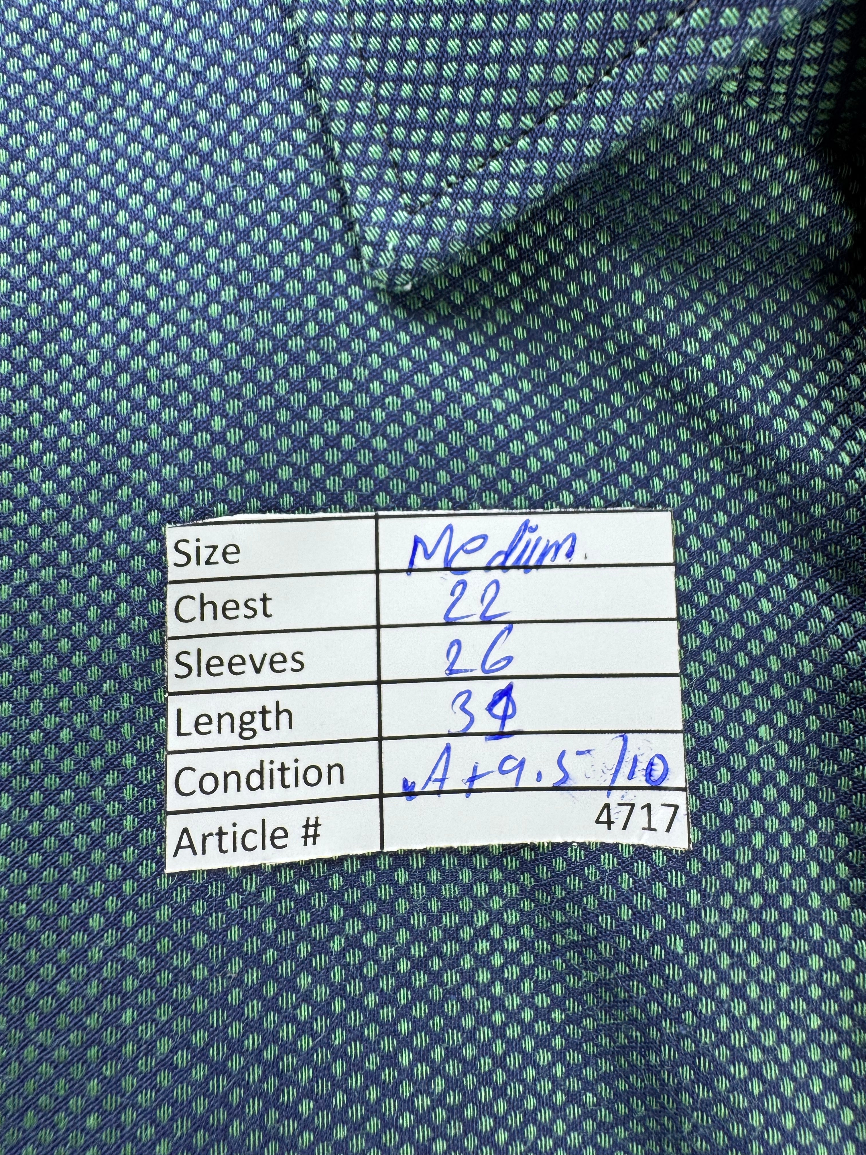 Next® Medium | Chest: 22" | Blue | Collar 16" | Shirt | Cotton | 4717 - Genuine Maal