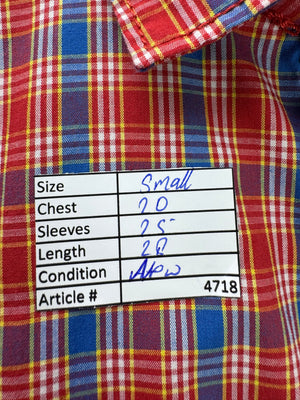 Freeland® Small | Chest: 20" | Check | Shirt | Cotton | 4718 - Genuine Maal