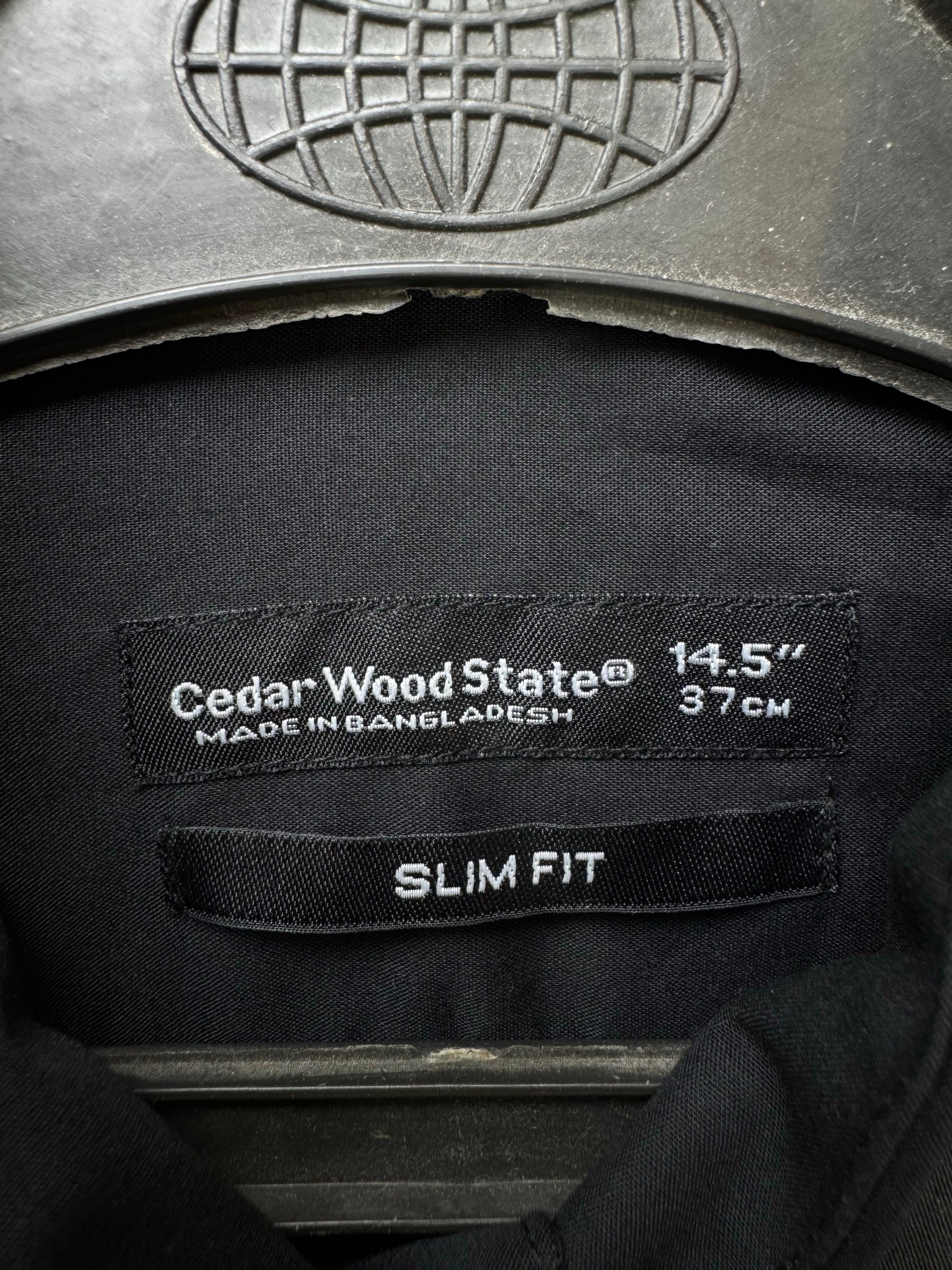 Cedar Wood® Small | Chest: 19.5" | Black | Shirt | Poly - Cotton | 3615 - Genuine Maal