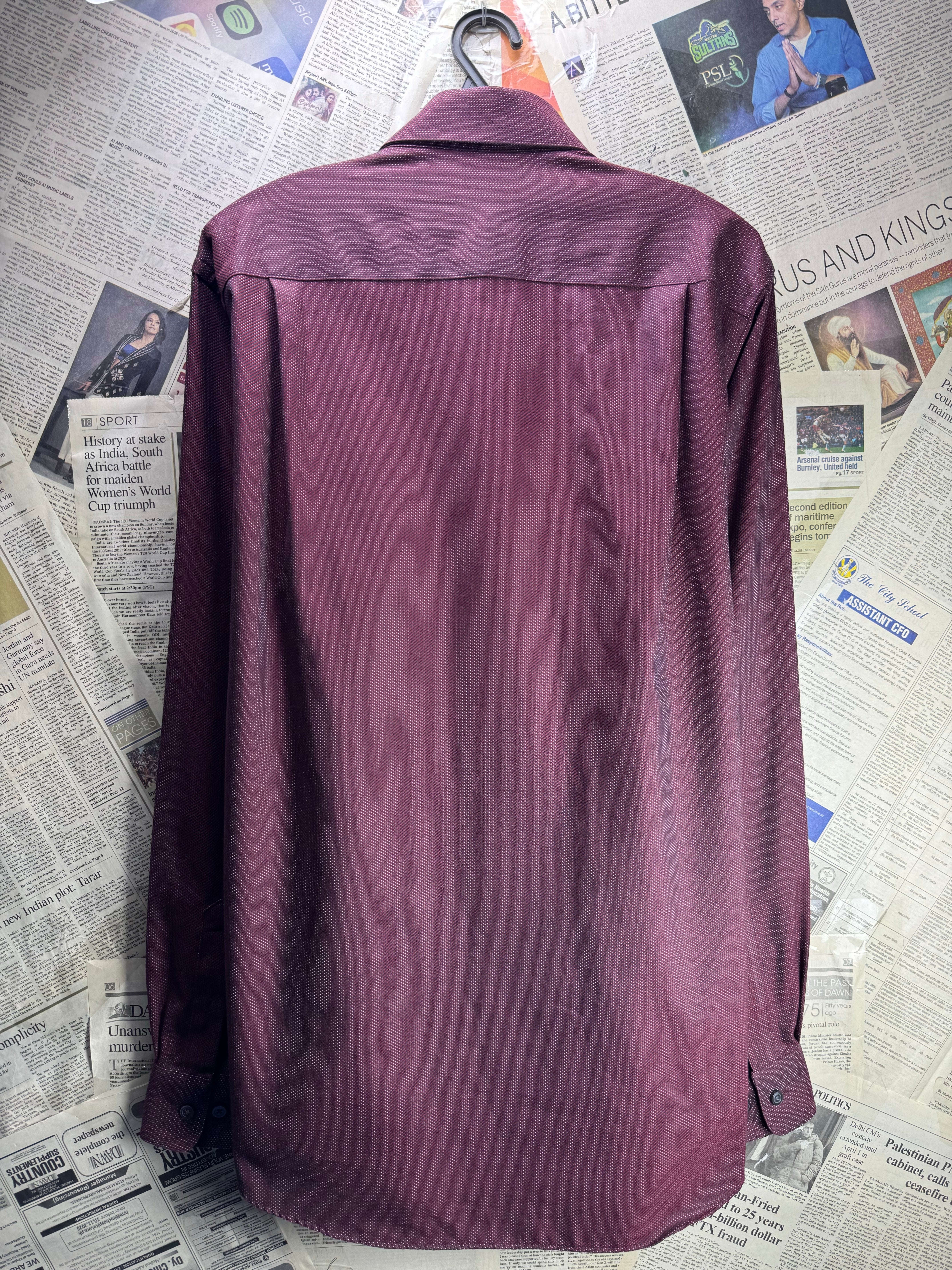 Kenneth Cole® Small | Chest: 21" | Collar 15.5" | Shirt | Cotton | 4710 - Genuine Maal