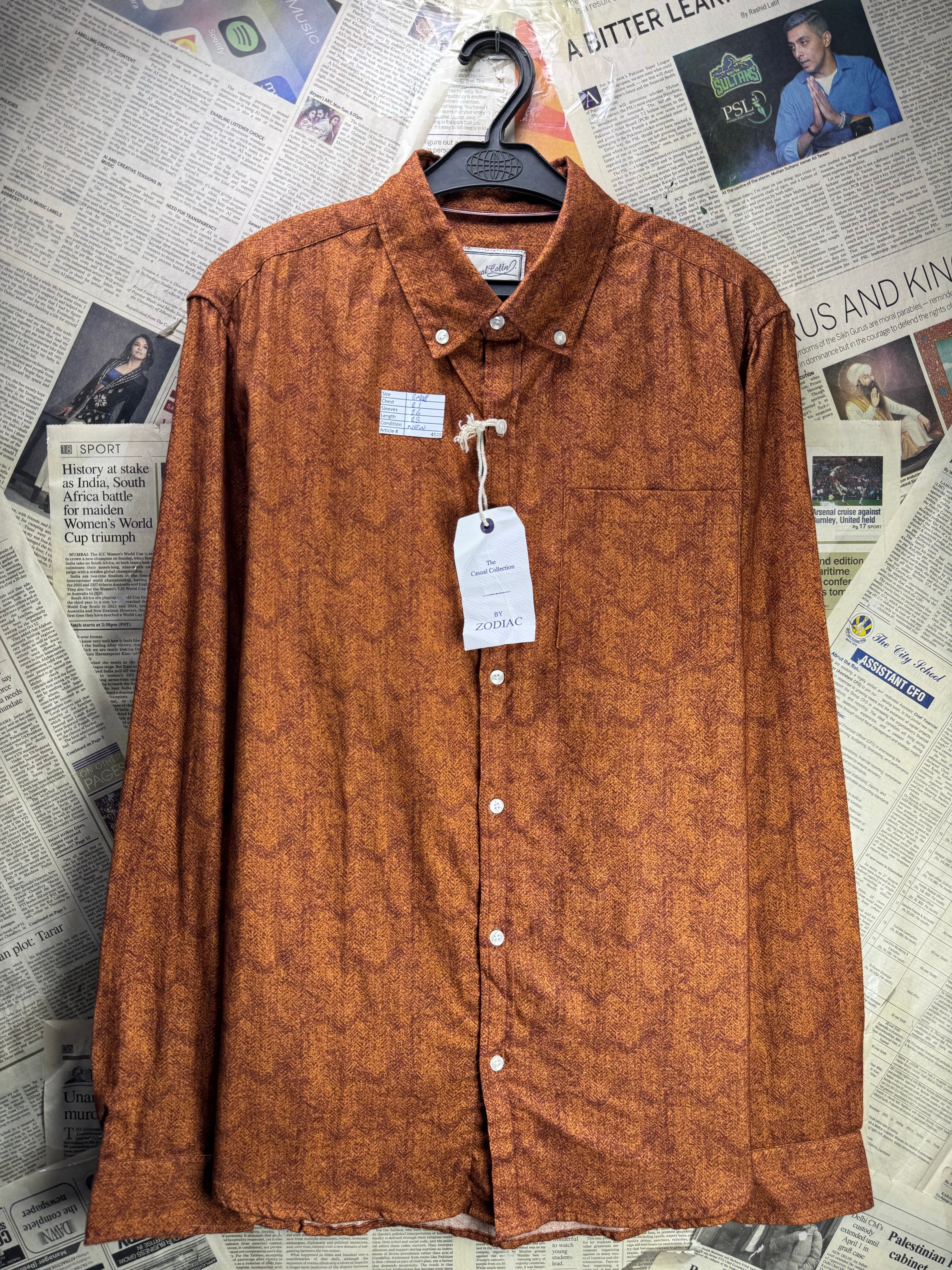 Zodiac® Small | Chest: 21" | Shirt | 4520 - Genuine Maal