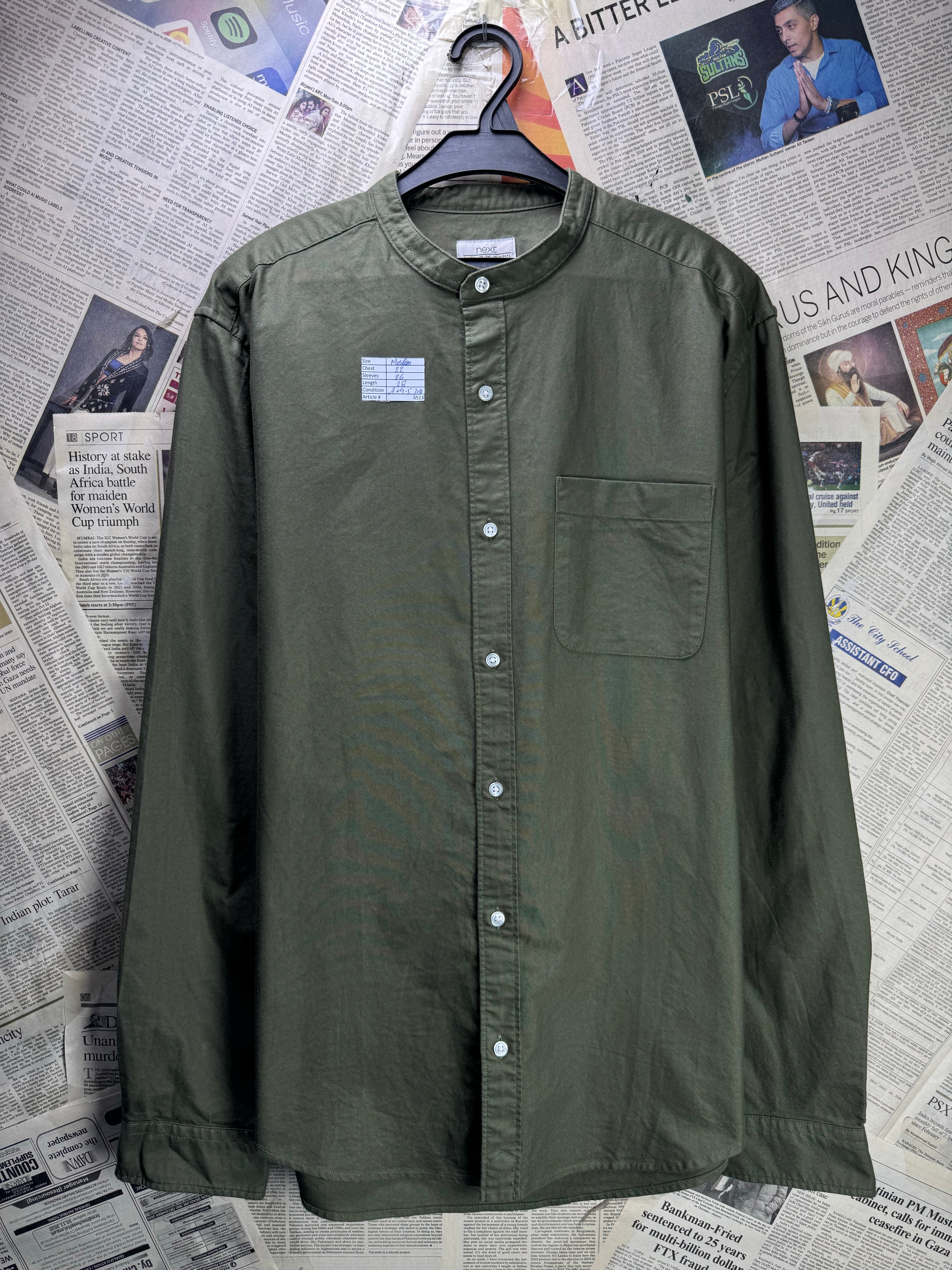 Next® Medium | Chest: 22" | Shirt | Cotton | 4523 - Genuine Maal