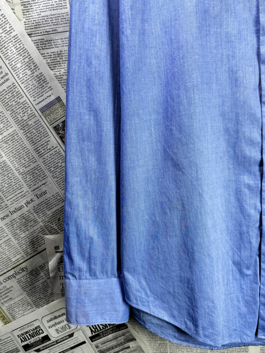 Dkny® XL | Chest: 25.5" | Sky Blue | Shirt | Cotton | 3216 - Genuine Maal