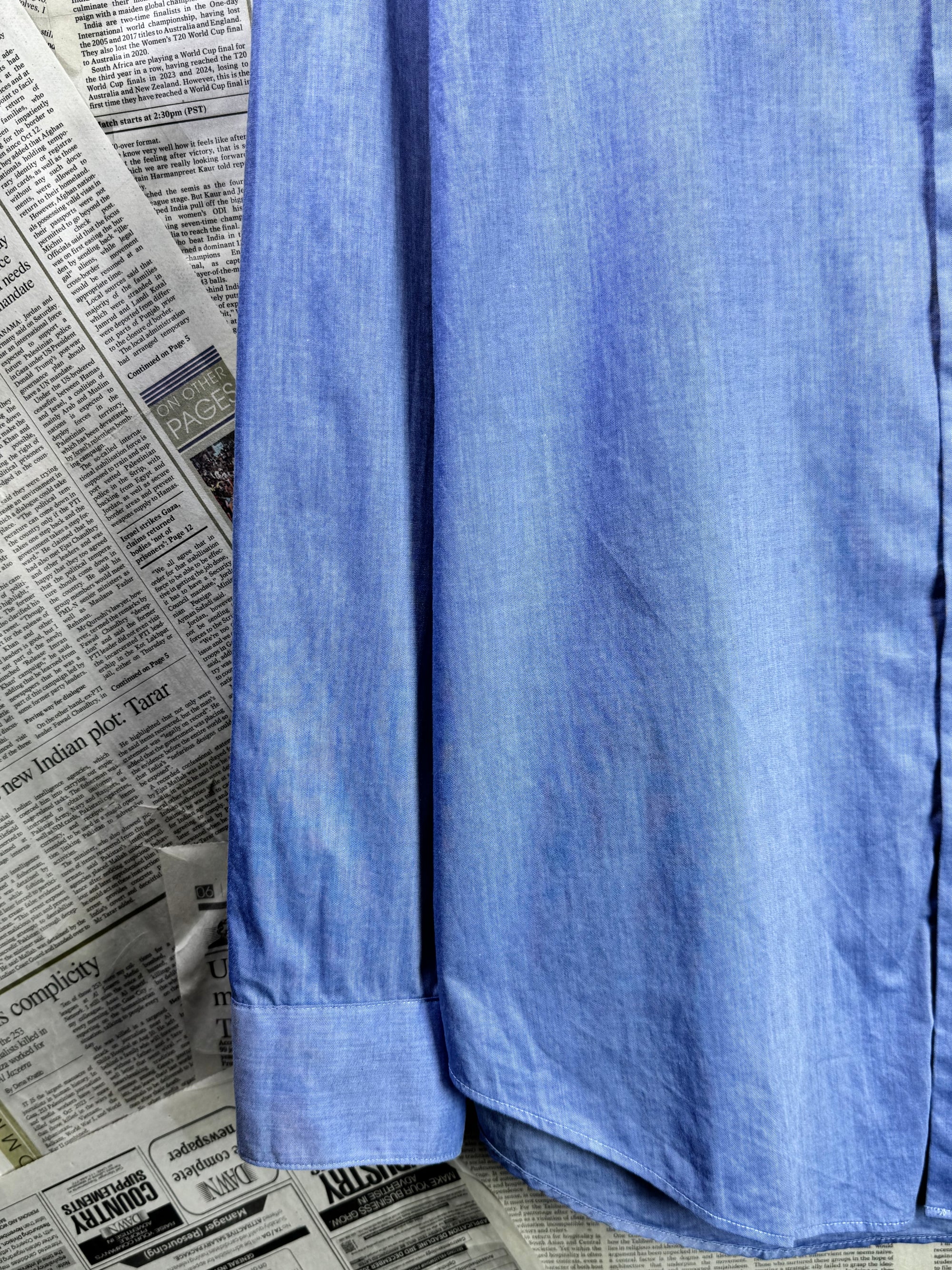 Dkny® XL | Chest: 25.5" | Sky Blue | Shirt | Cotton | 3216 - Genuine Maal