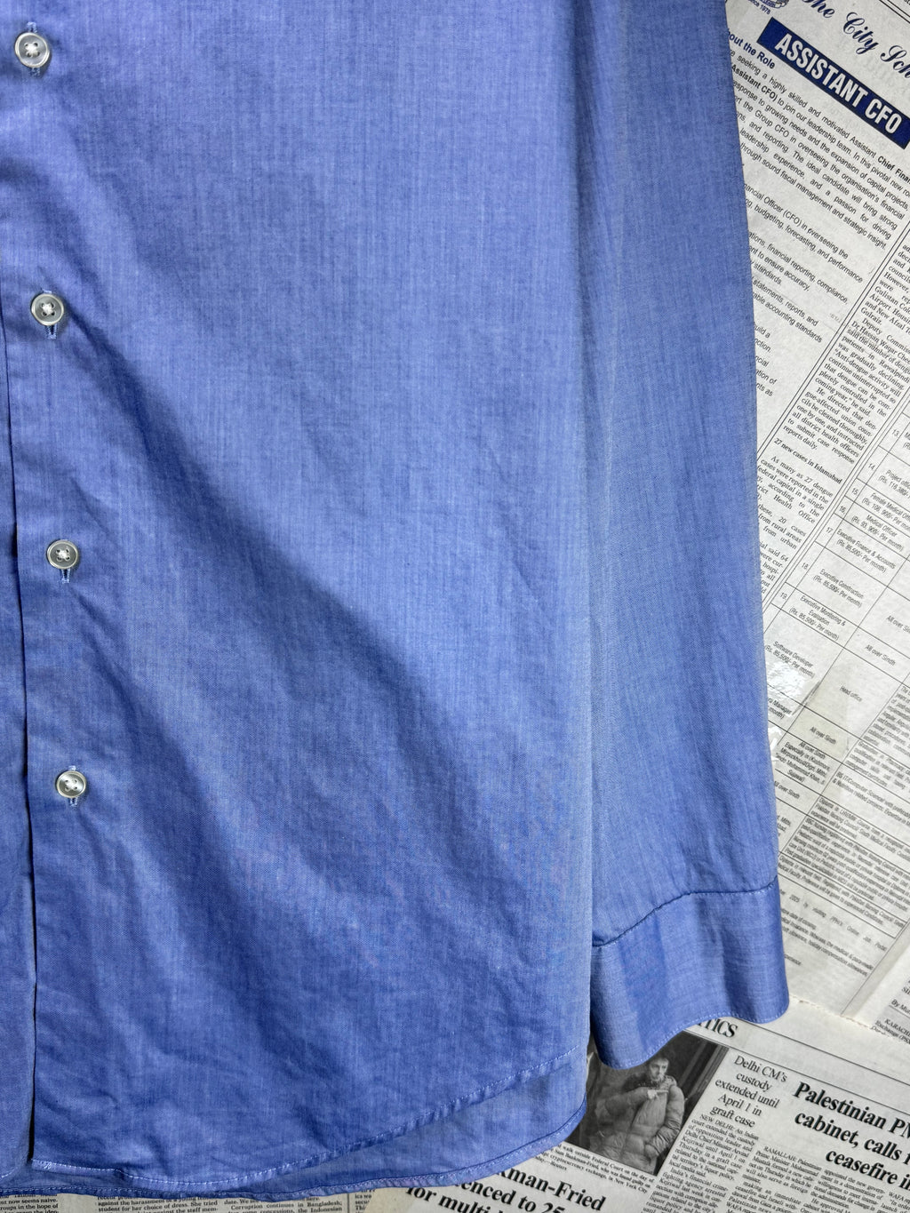 Dkny® XL | Chest: 25.5" | Sky Blue | Shirt | Cotton | 3216 - Genuine Maal