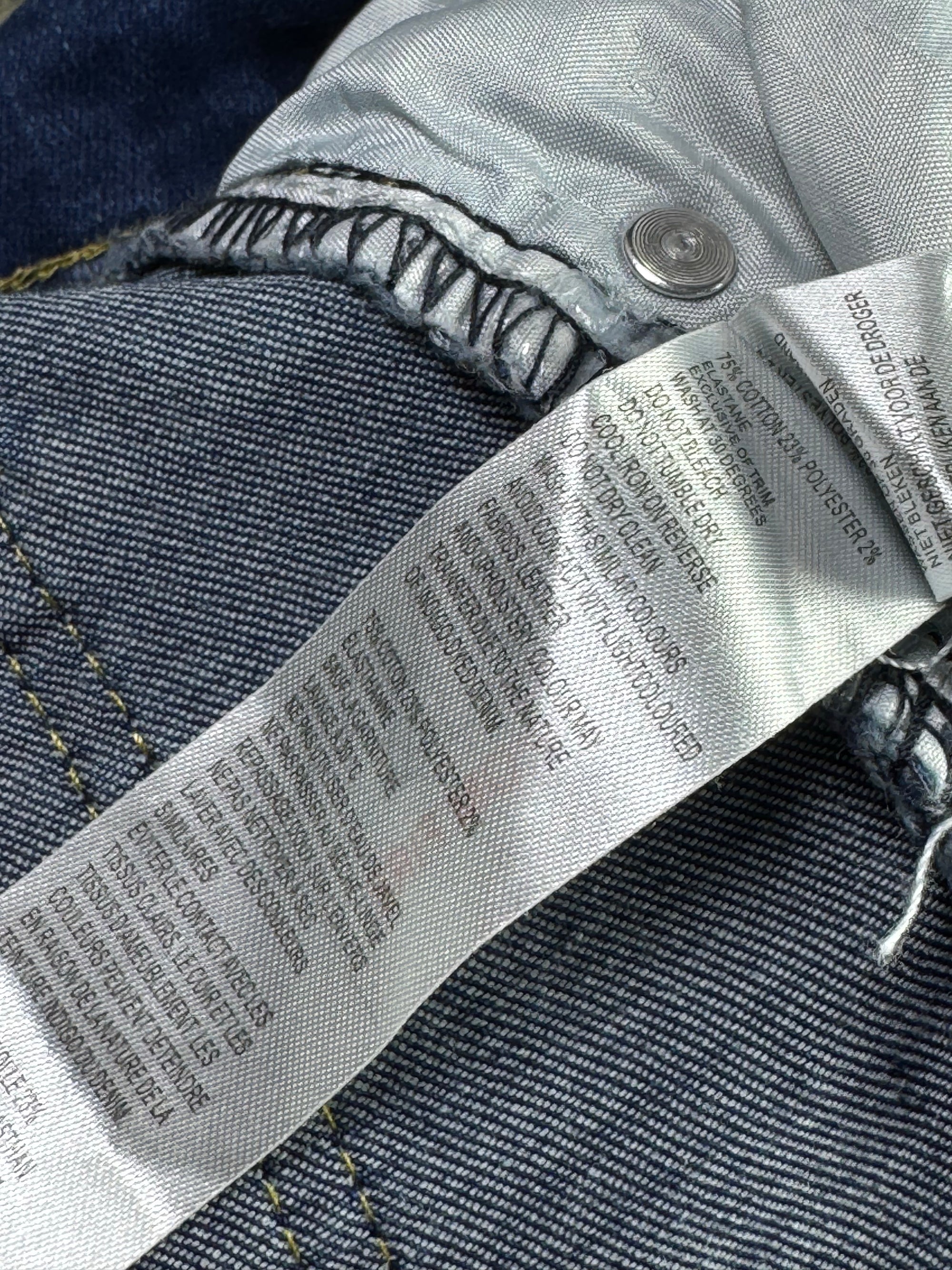 MAN® Waist: 30" to 32" | Blue | Skinny Fit Distressed Denim Pants | Cotton - Poly - Elastane | 1206 - Genuine Maal