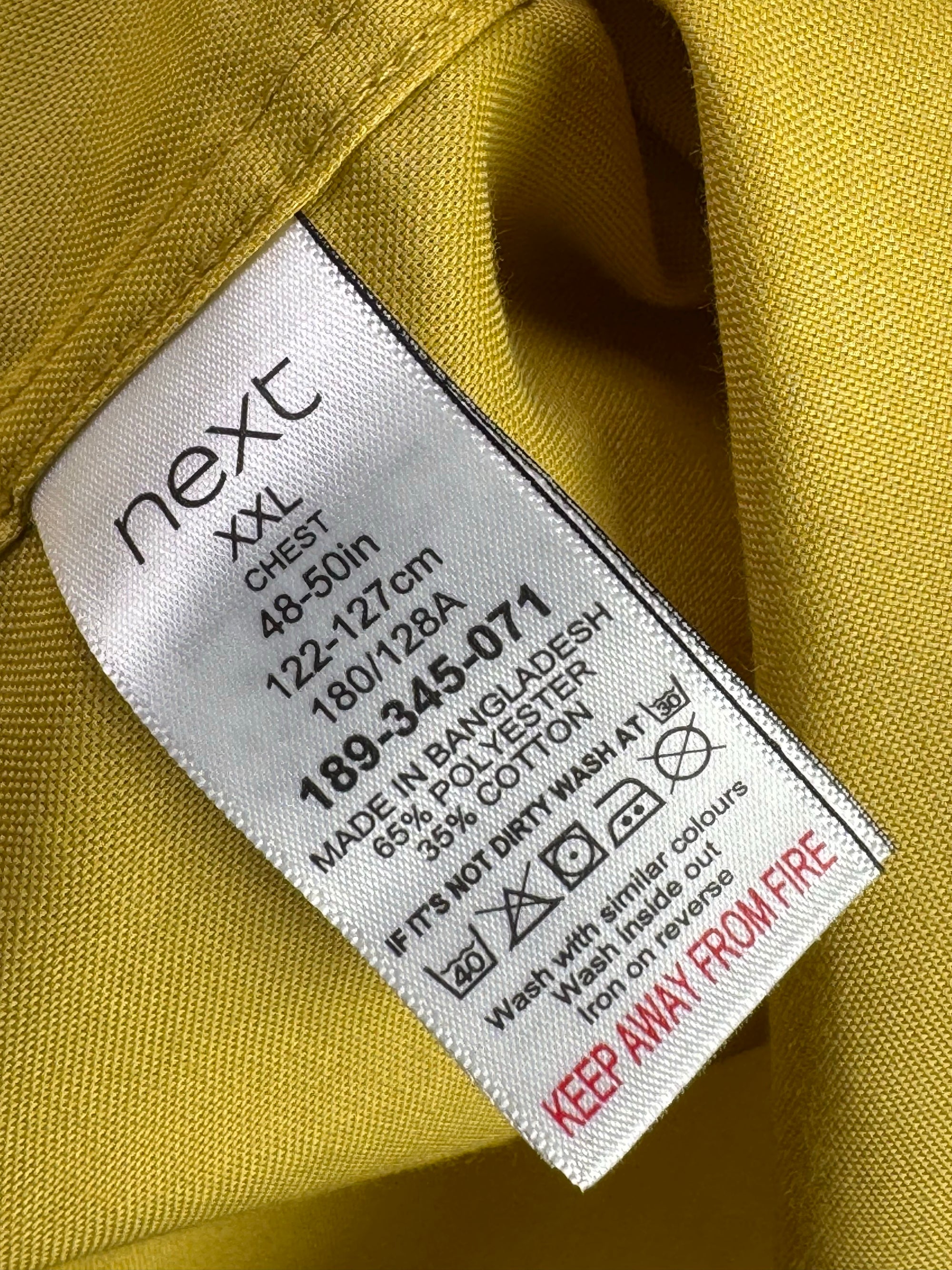 Next® XL | Chest: 26" | Shirt | Poly - Cotton | 4580 - Genuine Maal