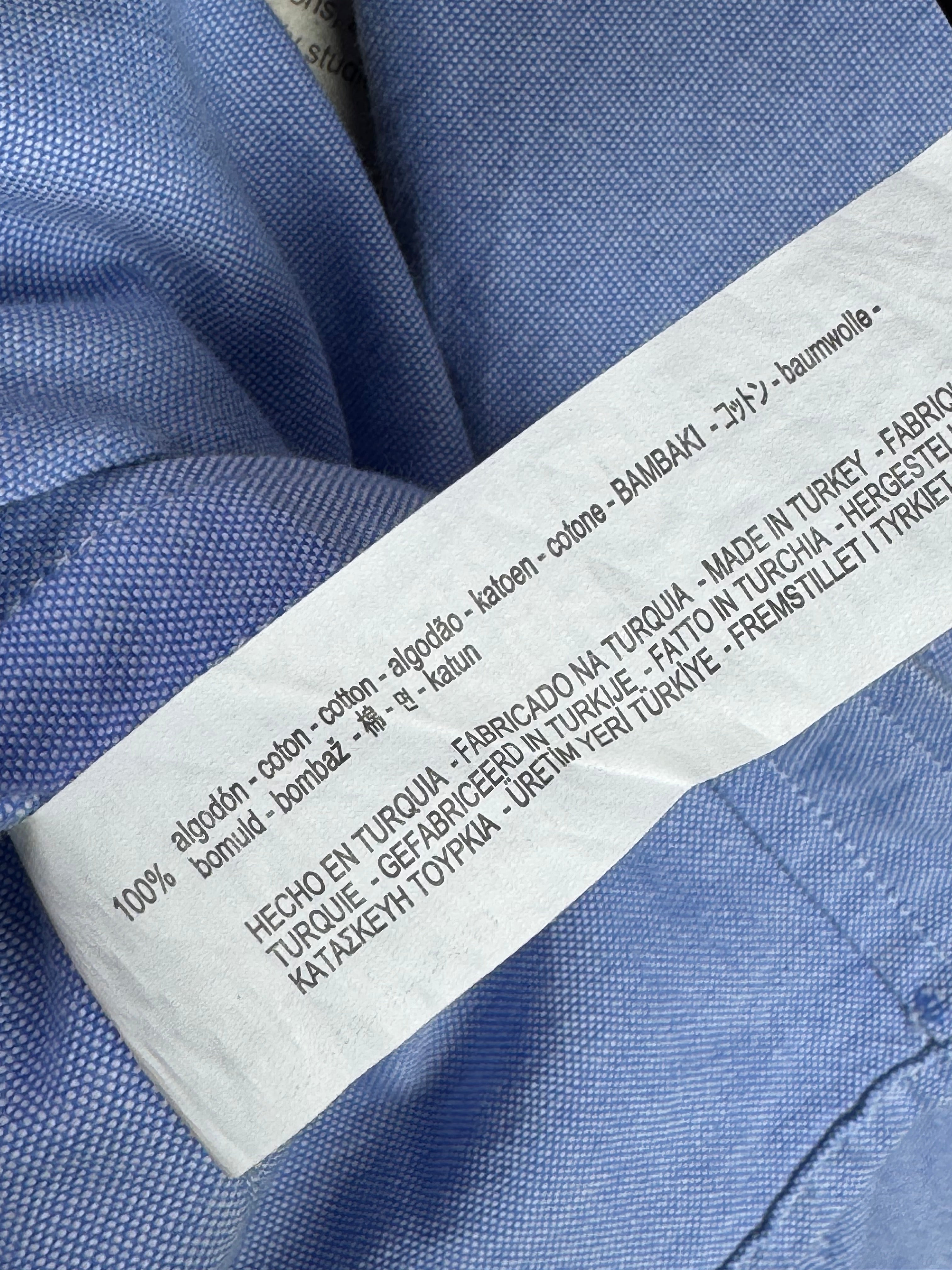 Zara® Small | Chest: 19" | Light Blue | Band Collar | Cotton | 3232 - Genuine Maal