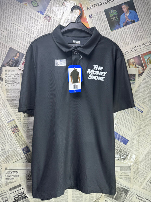 32 Degrees® Large | Chest: 23" | Grey | Gym Polo | Poly | 3242 - Genuine Maal