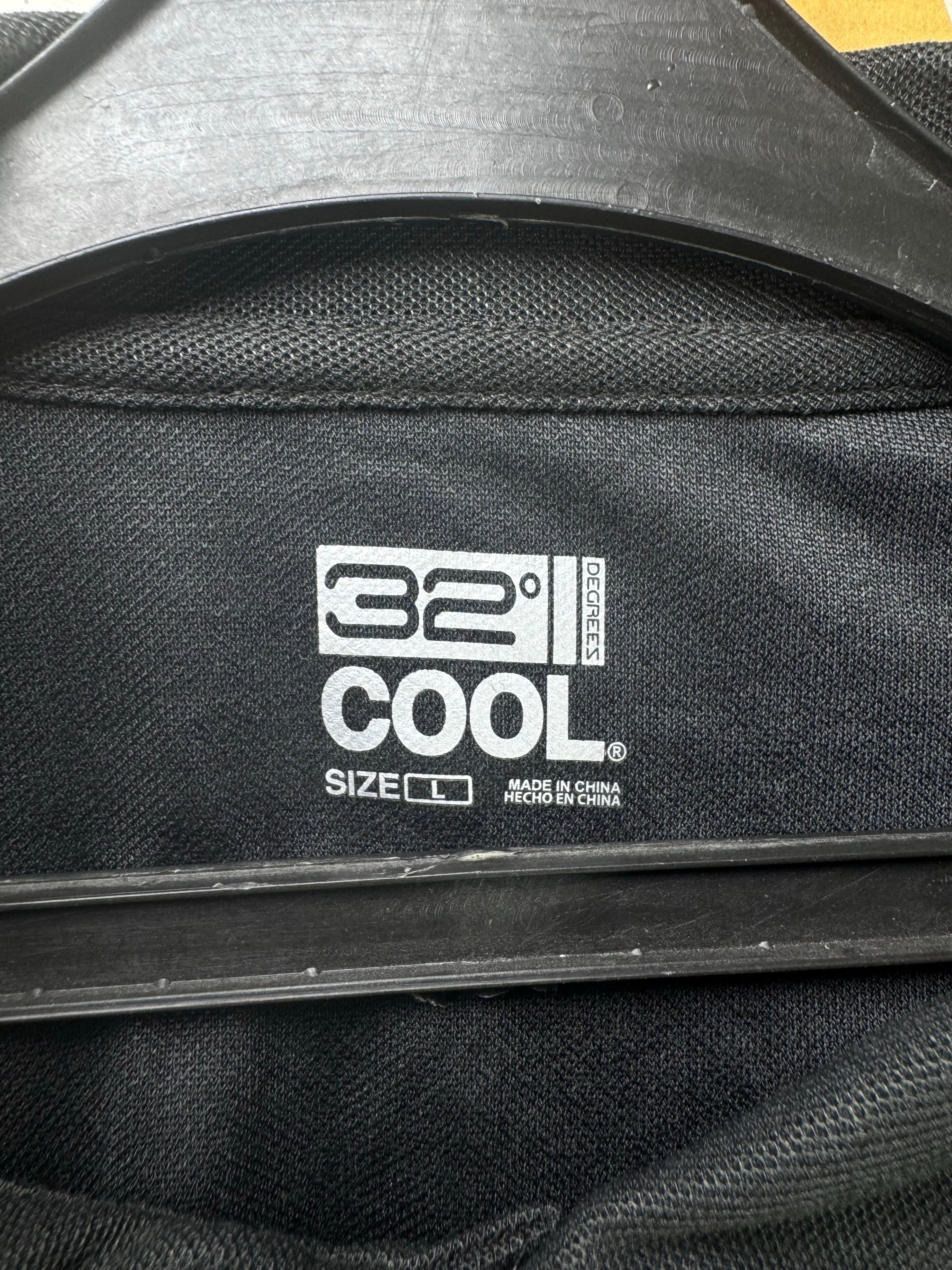 32 Degrees® Large | Chest: 23" | Grey | Gym Polo | Poly | 3242 - Genuine Maal
