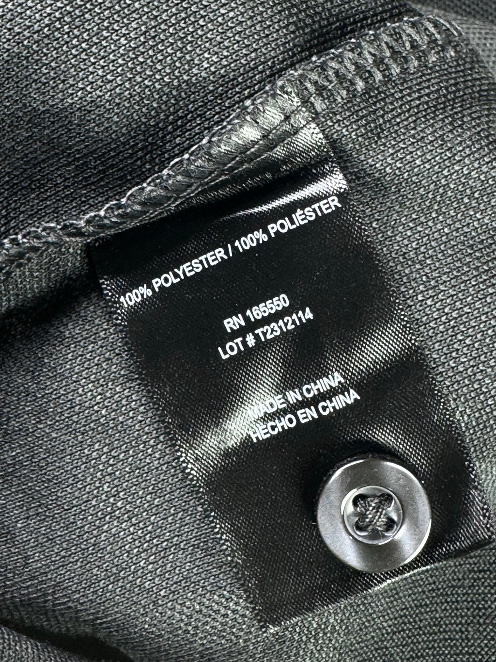 32 Degrees® Large | Chest: 23" | Grey | Gym Polo | Poly | 3242 - Genuine Maal