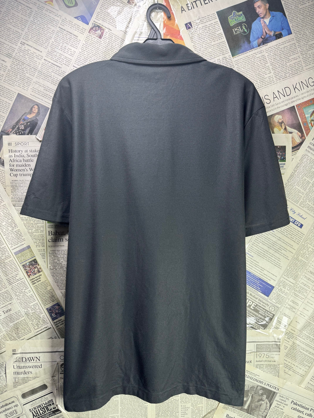 32 Degrees® Large | Chest: 23" | Grey | Gym Polo | Poly | 3242 - Genuine Maal