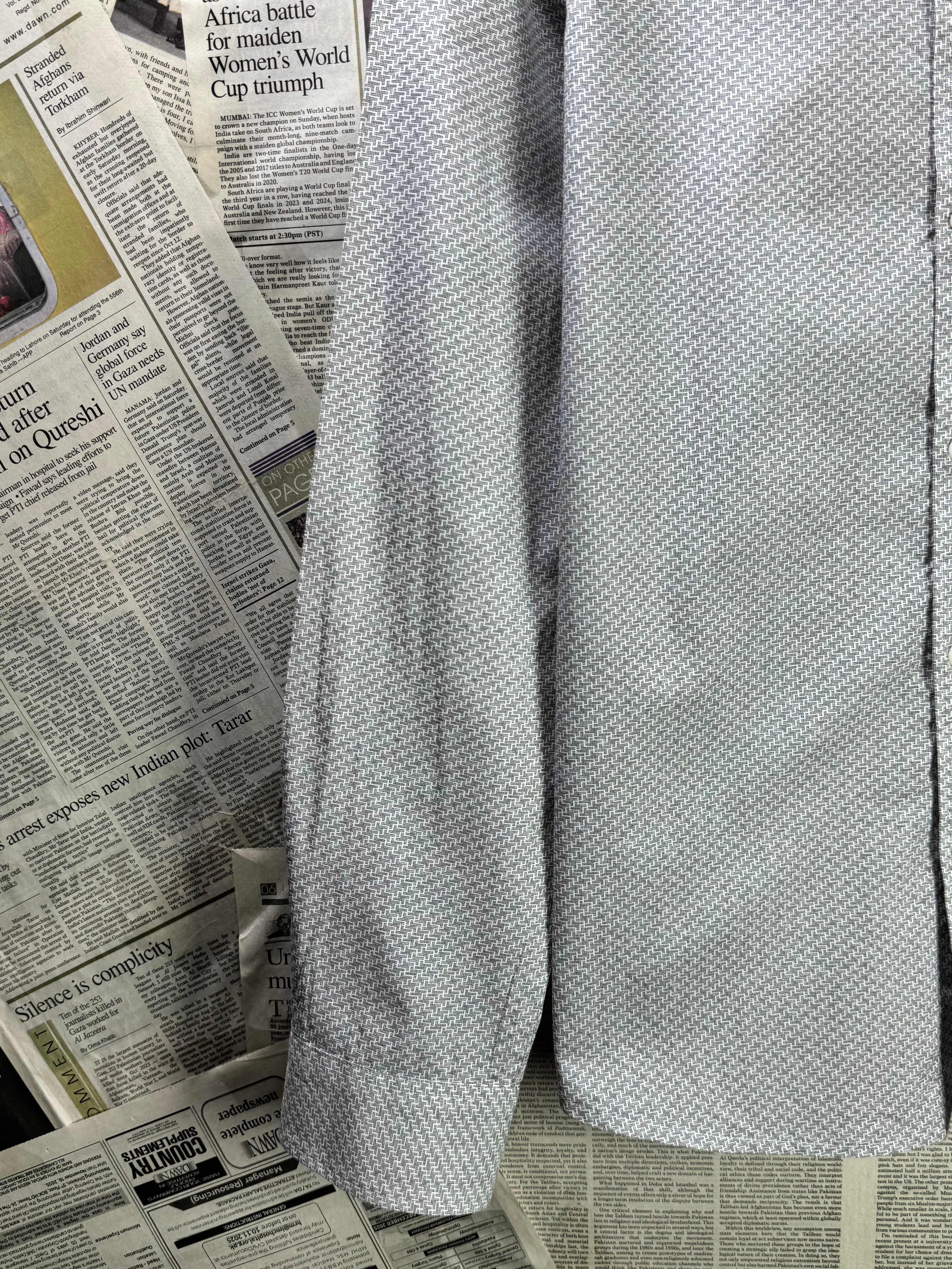 Steel&Jelly® Small | Chest: 20.5" | Gray | Shirt | Cotton | 3206 - Genuine Maal