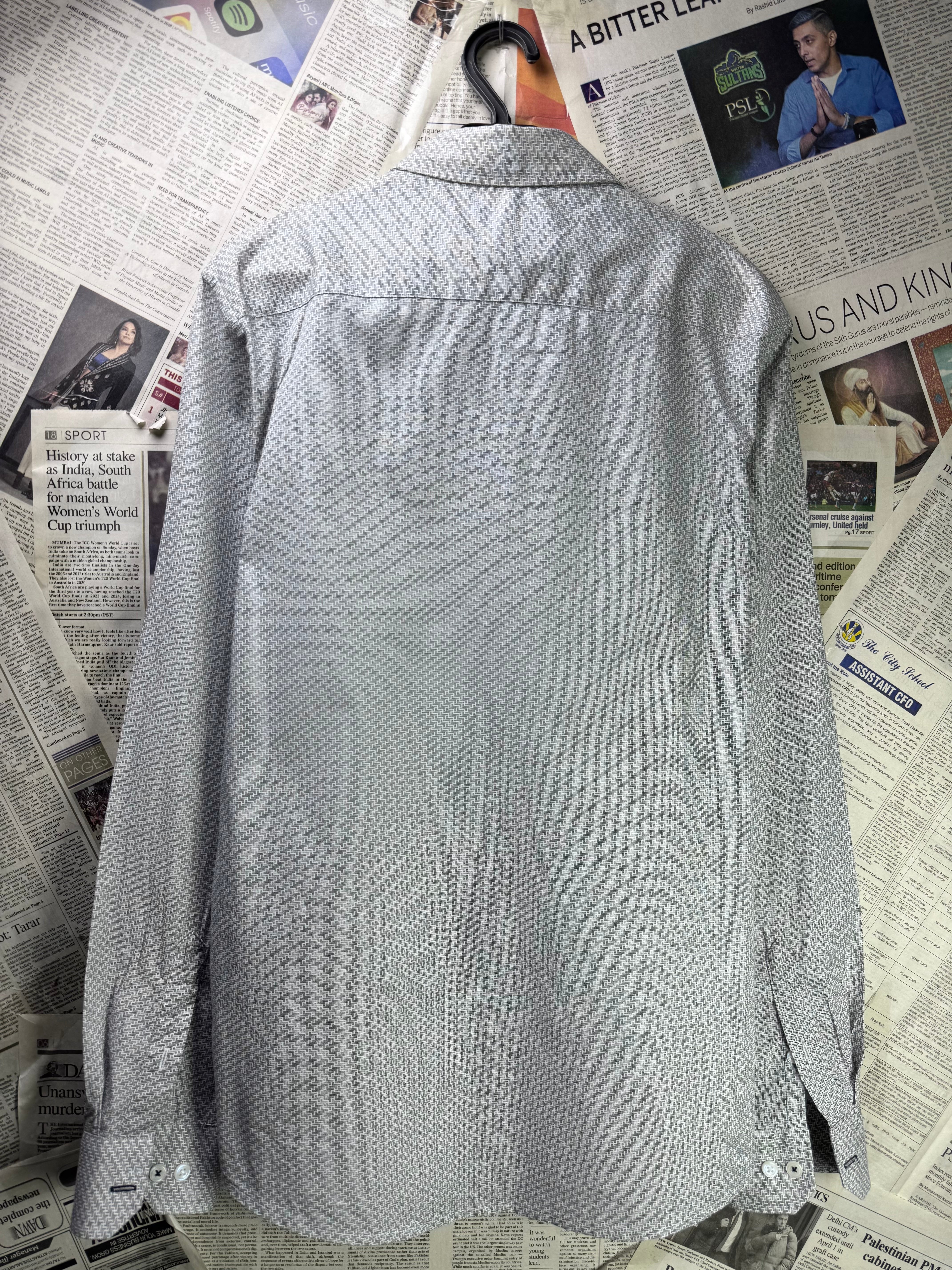 Steel&Jelly® Small | Chest: 20.5" | Gray | Shirt | Cotton | 3206 - Genuine Maal