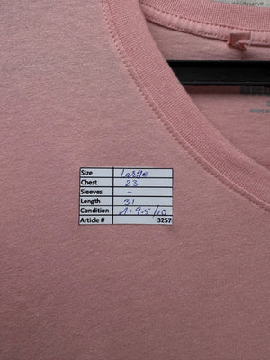 Jacamo® Large | Chest: 23" | Pink | T-Shirt | Cotton | 3257 - Genuine Maal