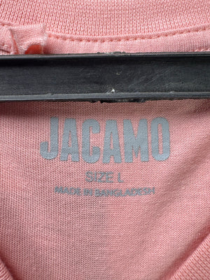 Jacamo® Large | Chest: 23" | Pink | T-Shirt | Cotton | 3257 - Genuine Maal