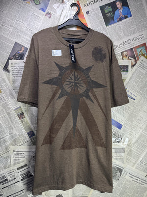 APT.9® Large | Chest: 24" | Brown | T-Shirt | Cotton - Poly | 3252 - Genuine Maal