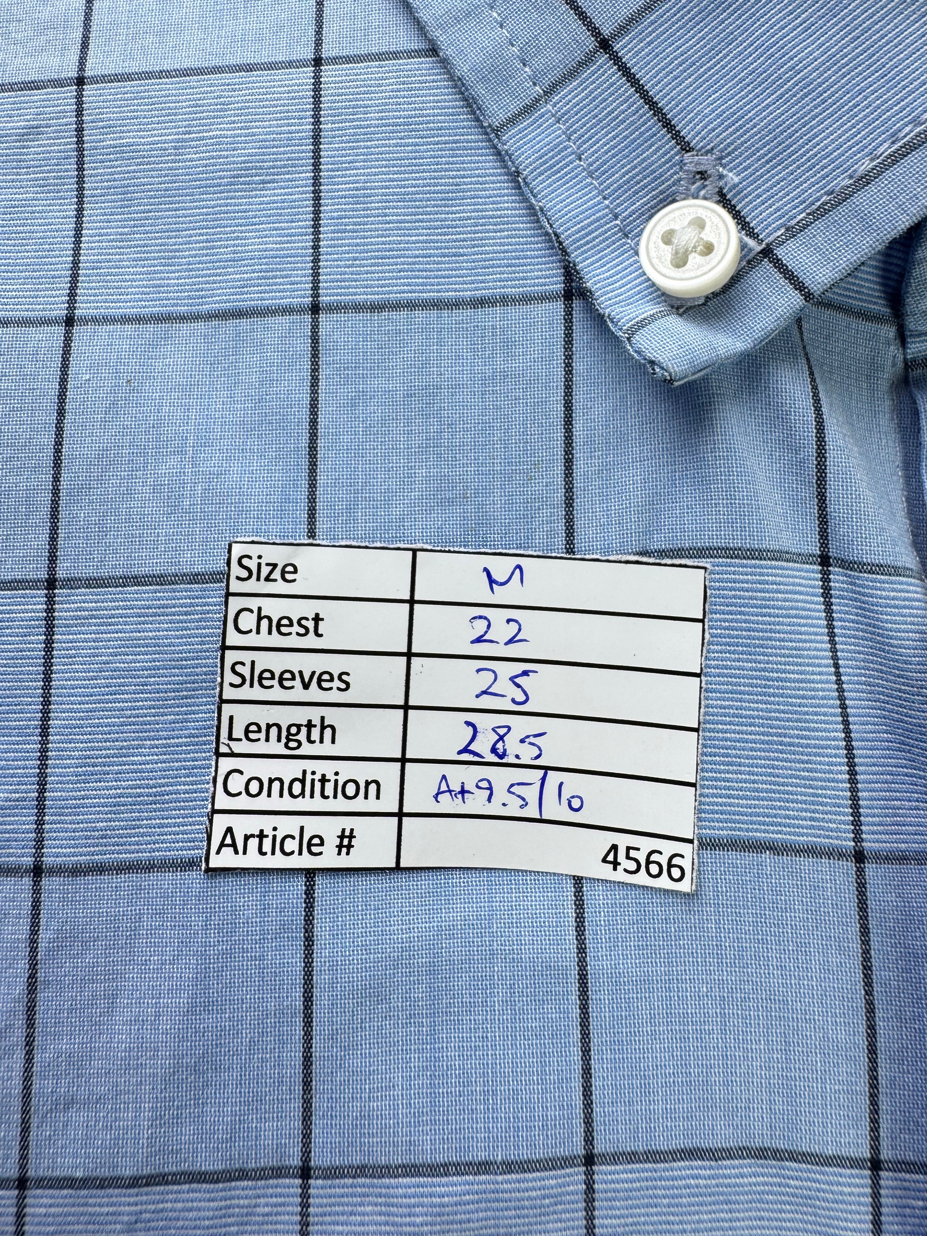 Club Room® Medium | Chest: 22" | Shirt | Cotton - Spandex | 4566 - Genuine Maal