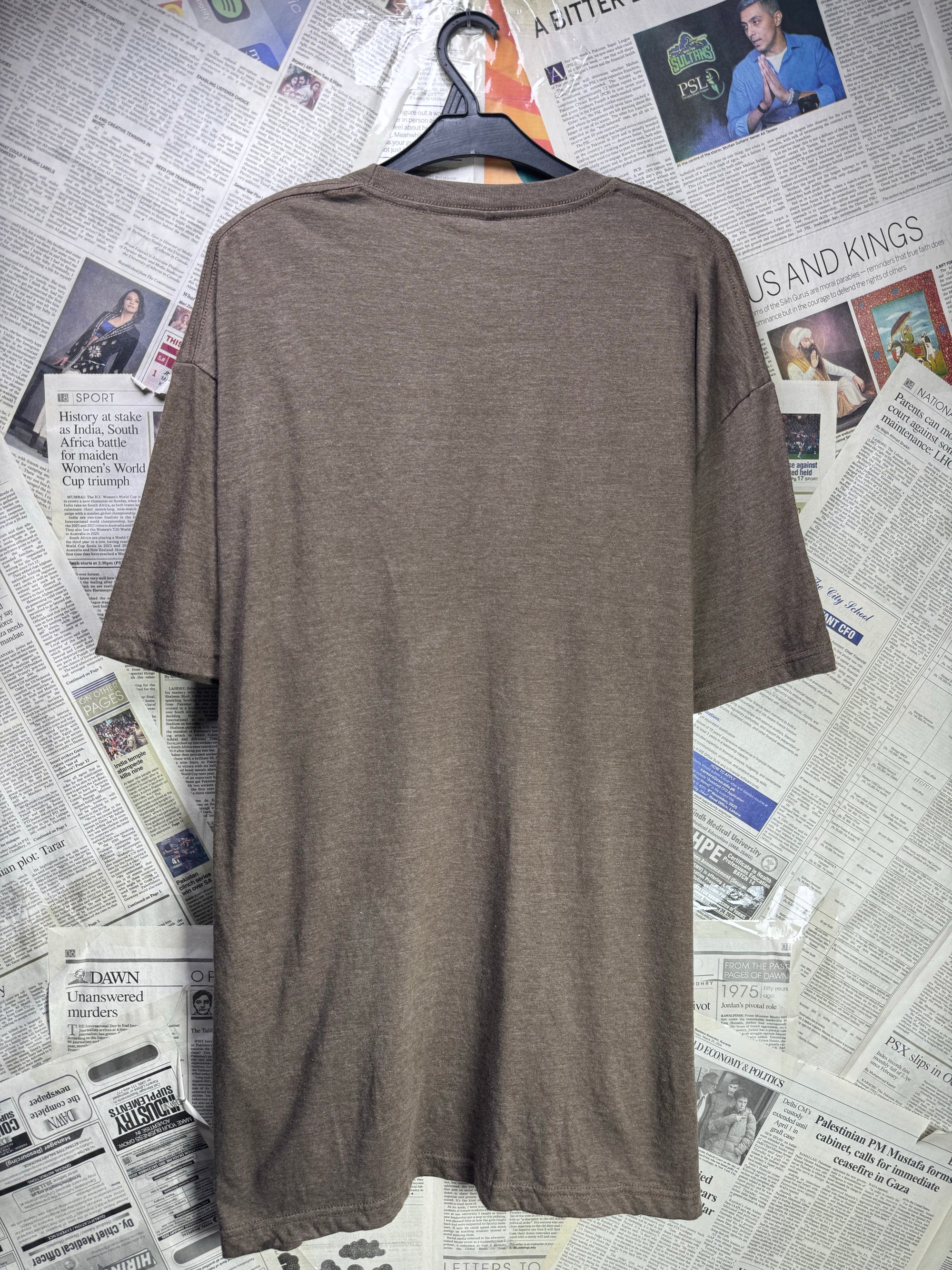 APT.9® Large | Chest: 24" | Brown | T-Shirt | Cotton - Poly | 3252 - Genuine Maal