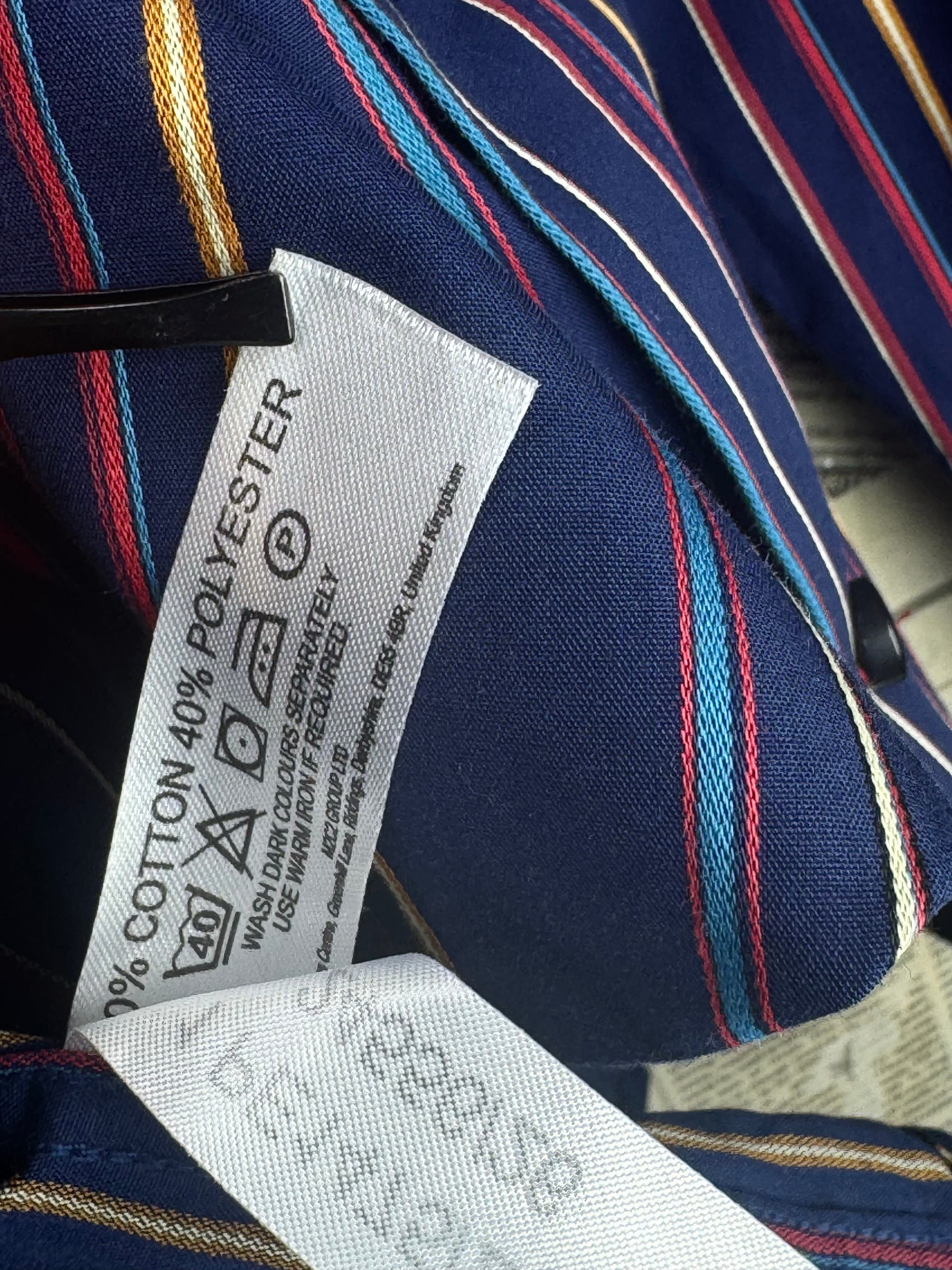 Peter England® Medium | Chest: 22.5" | Shirt | Polly - Cotton | 4766 - Genuine Maal