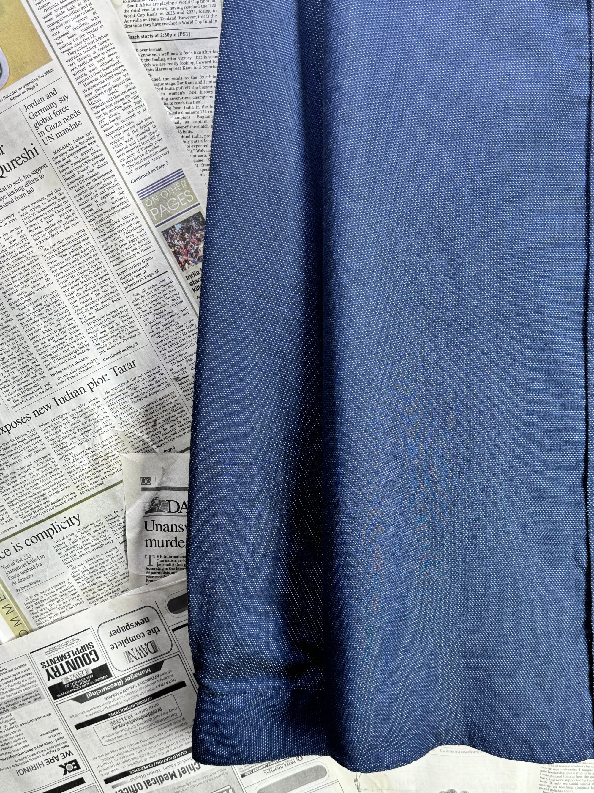 Next® XL | Chest: 26" | Micro Polka Dots | Navy Blue | Shirt | Cotton | 3425 - Genuine Maal