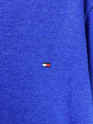 T*mmyHilfiger® Small | Chest: 20.5" | Royal Blue - Warm | Sweater | Wool | 3424 - Genuine Maal