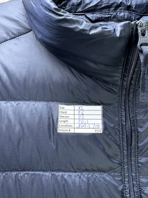 Uniqlo® XL | Chest: 26" | Navy blue | Puffer Jacket | Filling: Down/Feather | 3421 - Genuine Maal