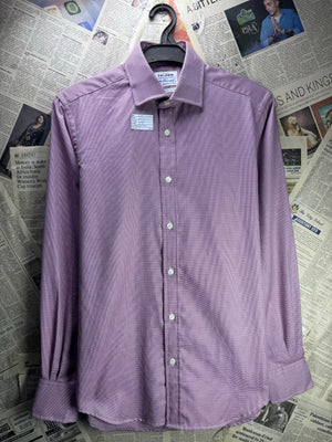 T M Lewin® Medium | Chest: 21.5" | Collar 15" Shirt | Cotton | 4576 - Genuine Maal