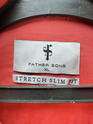 Father Sons® Small | Chest: 20.5" | Shirt | Lyocell - Cotton - Elastane | 4727 - Genuine Maal