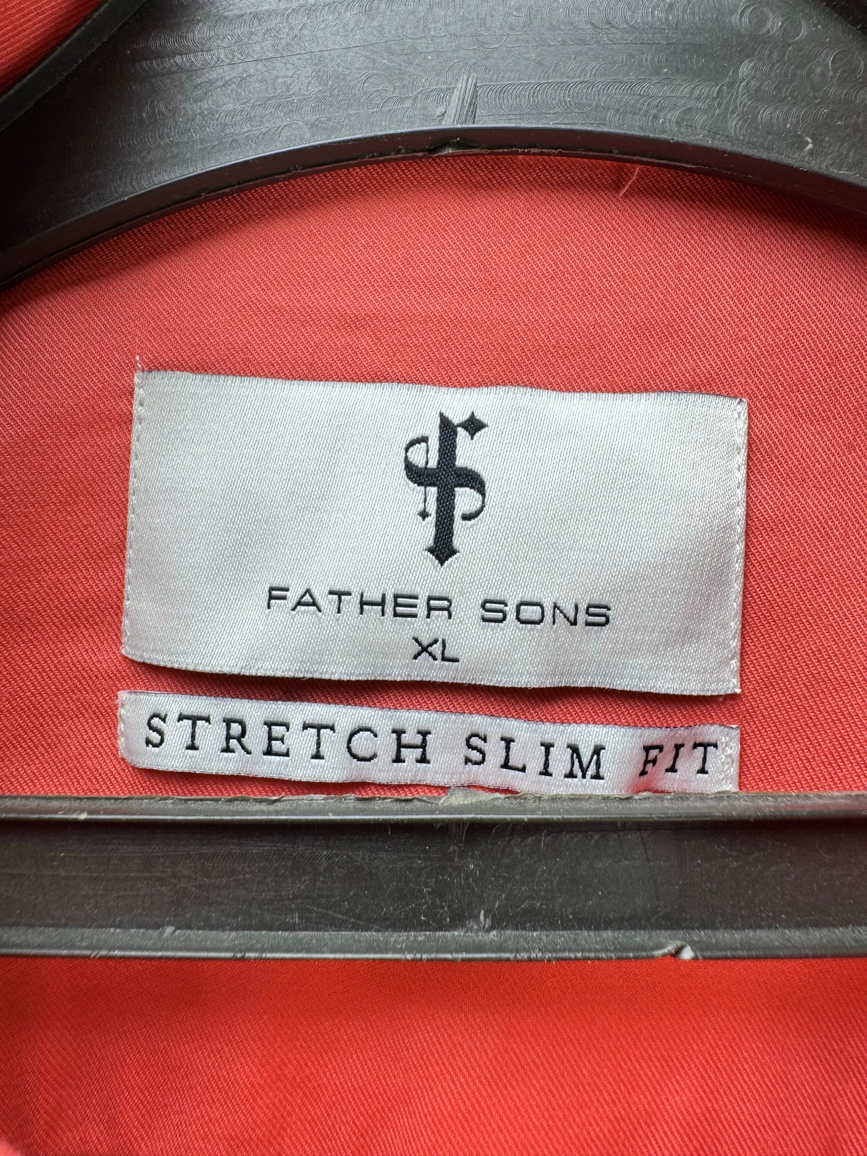 Father Sons® Small | Chest: 20.5" | Shirt | Lyocell - Cotton - Elastane | 4727 - Genuine Maal