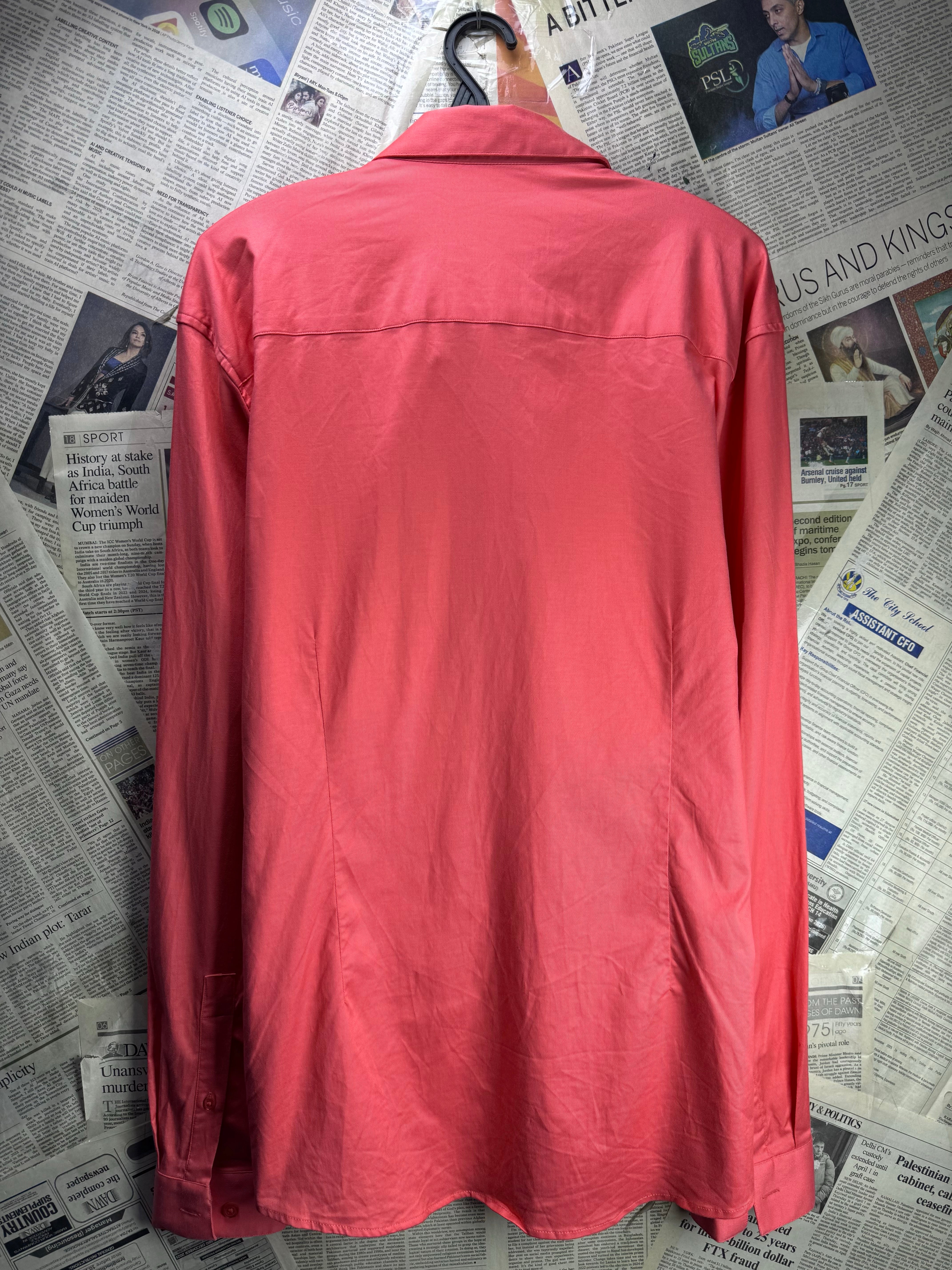 Father Sons® Small | Chest: 20.5" | Shirt | Lyocell - Cotton - Elastane | 4727 - Genuine Maal