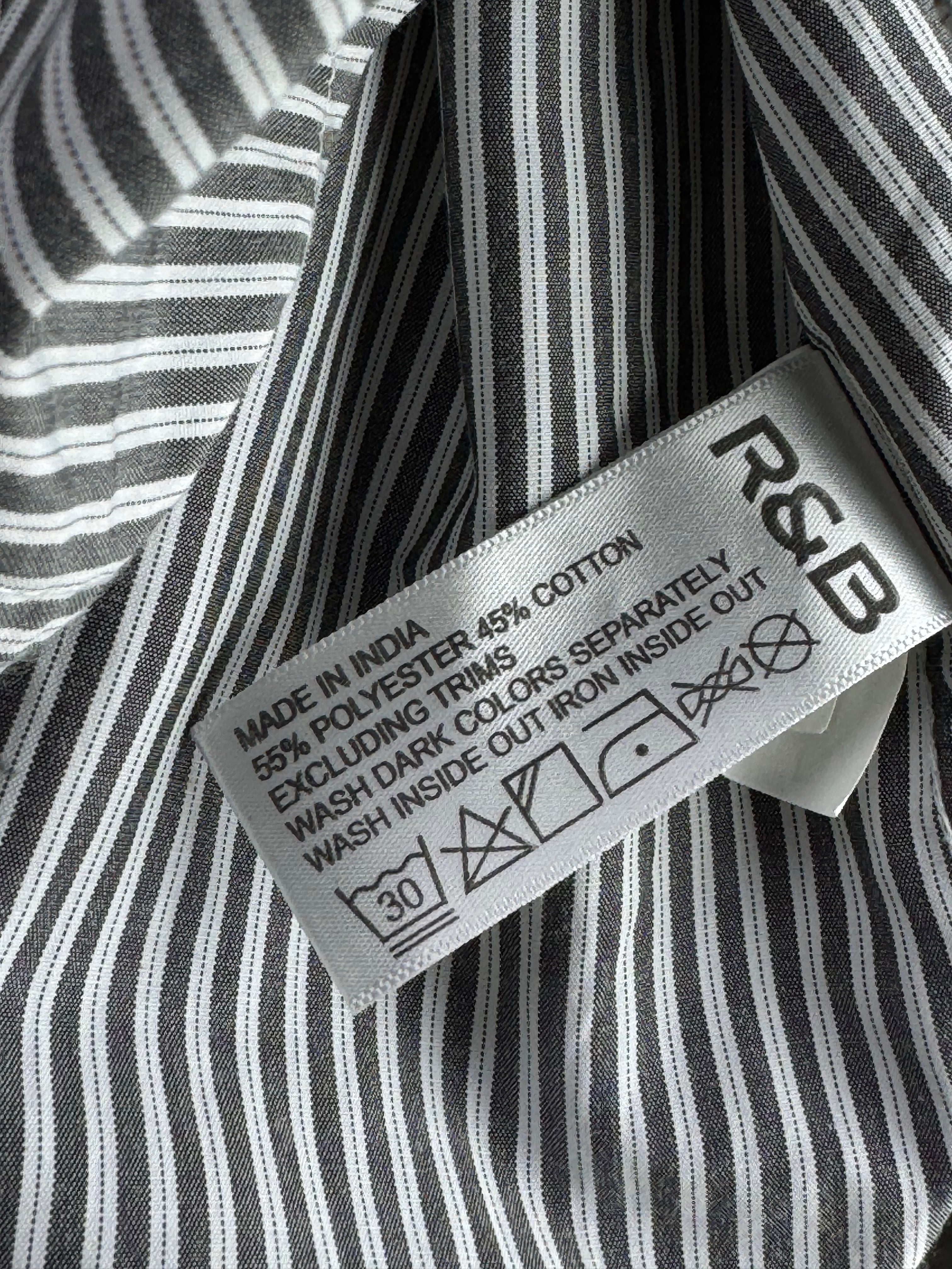 R&B® Small | Chest: 20" | Collar 15" Shirt | Poly - Cotton | 4746 - Genuine Maal