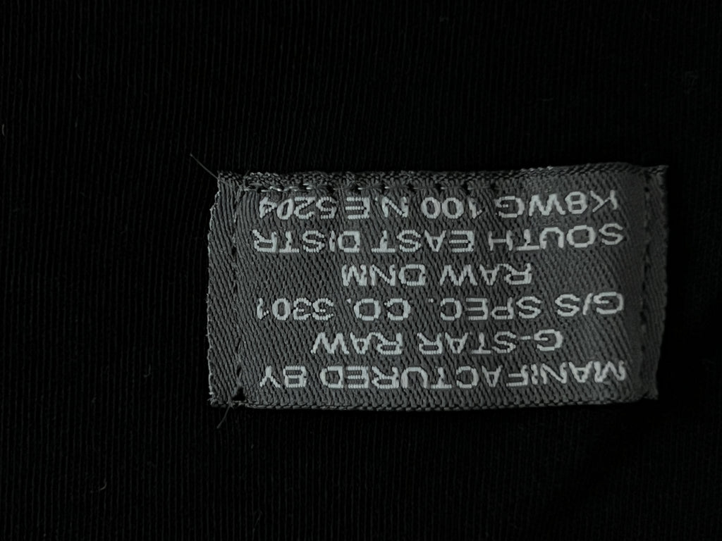 G - Star® Small | Chest: 19.5" | Black | T-Shirt | 321 - Genuine Maal