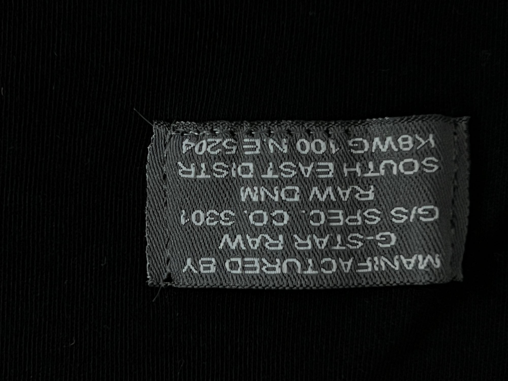 G - Star® Small | Chest: 19.5" | Black | T-Shirt | 321 - Genuine Maal