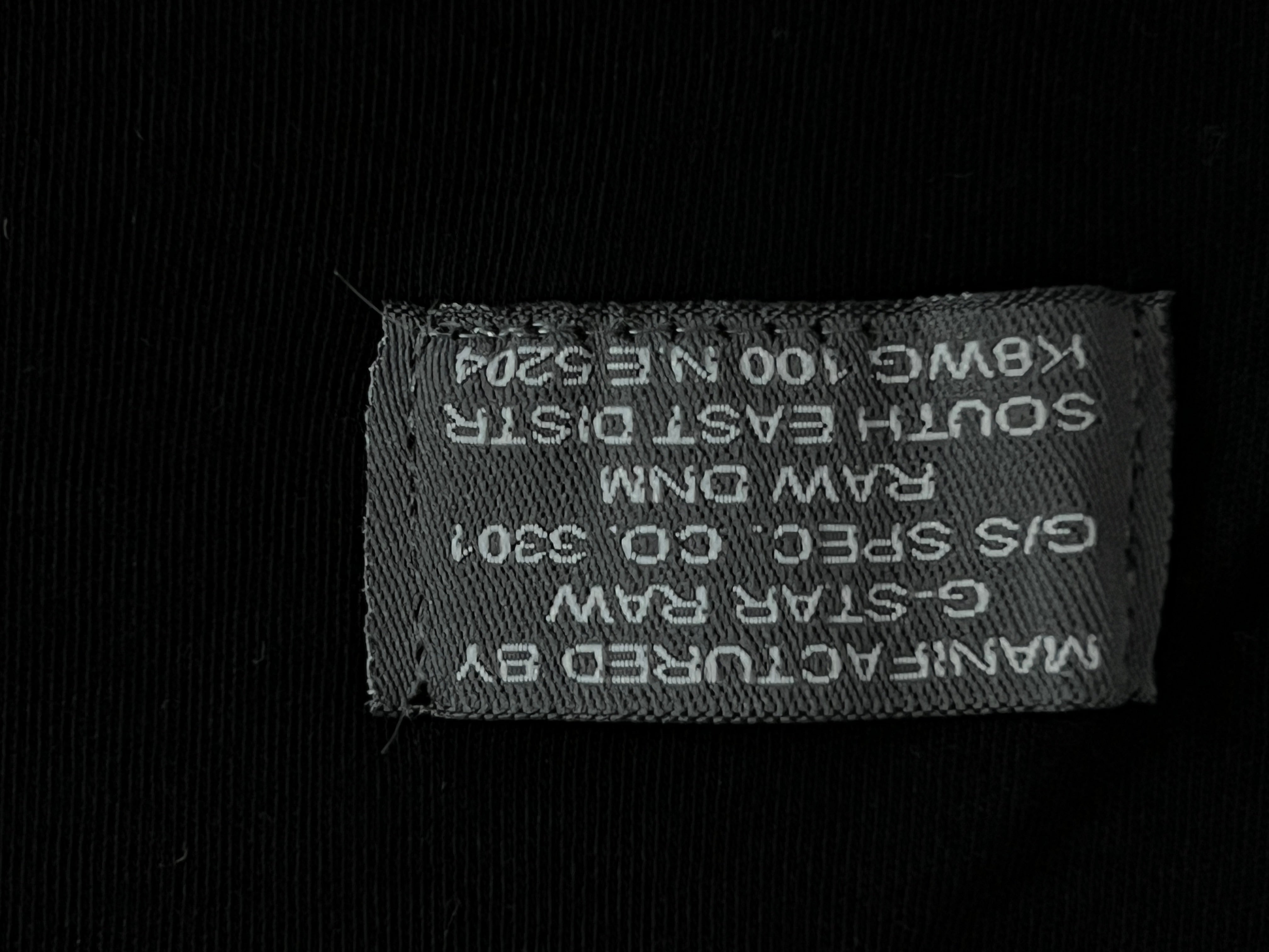 G - Star® Small | Chest: 19.5" | Black | T-Shirt | 321 - Genuine Maal