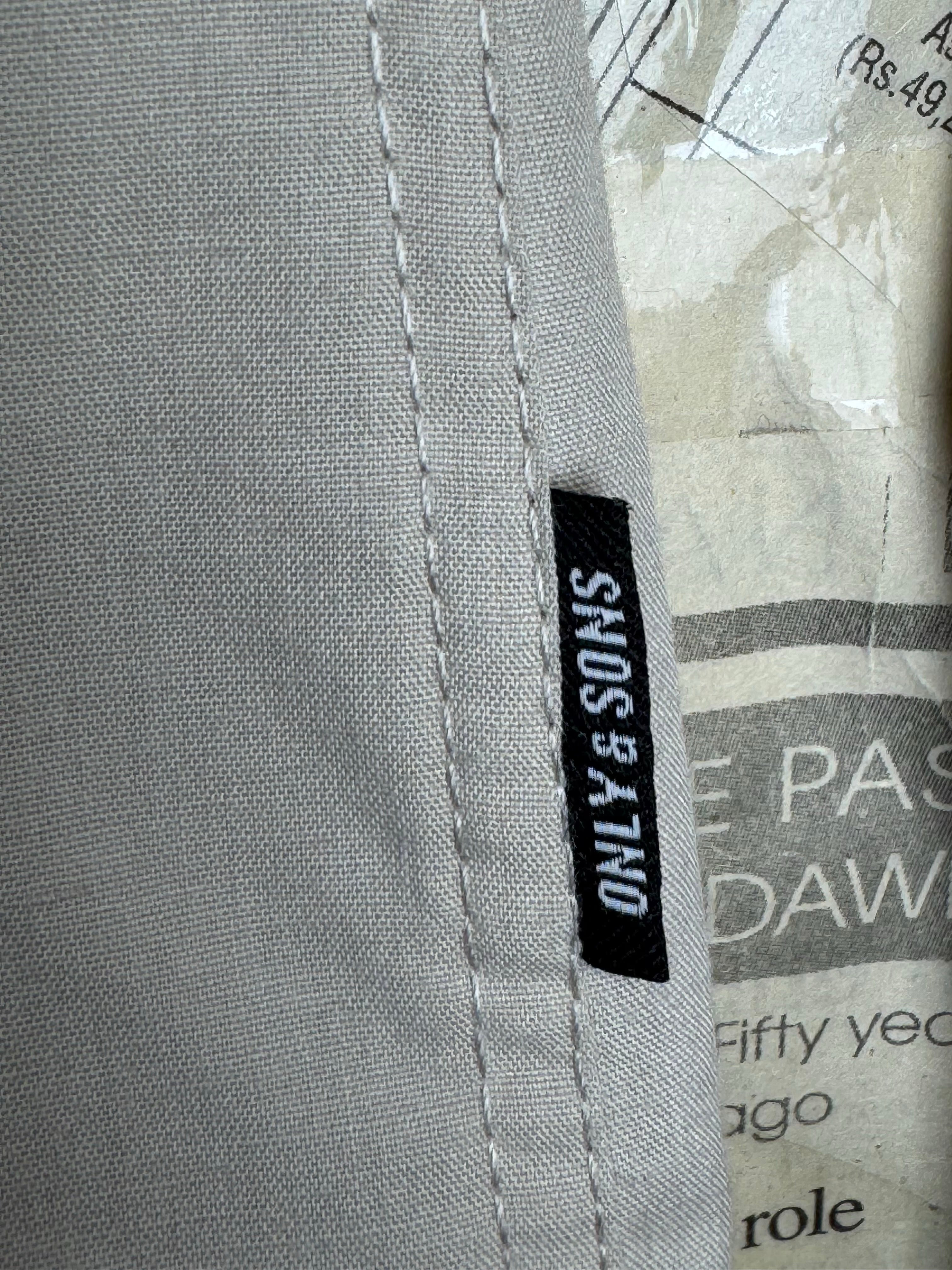 Only & Sons® Small | Chest: 21" | Shirt | Poly - Cotton | 4747 - Genuine Maal