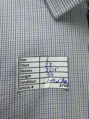 M&S® Large | Chest: 23" | Collar 15.5" Shirt | Poly - Cotton | 4748 - Genuine Maal