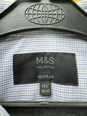 M&S® Large | Chest: 23" | Collar 15.5" Shirt | Poly - Cotton | 4748 - Genuine Maal